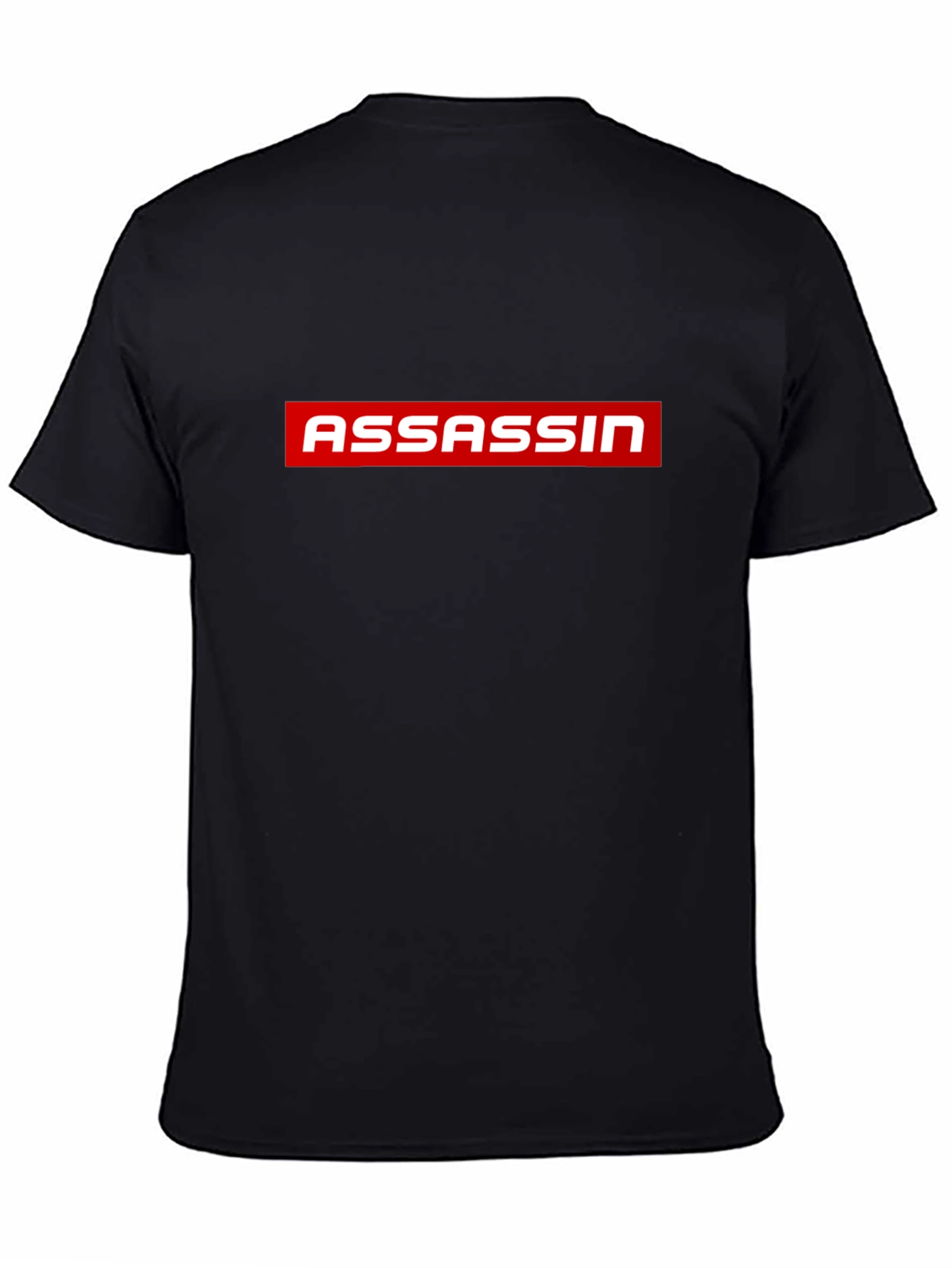 Assassin Graphic Print Mens Black T-Shirt