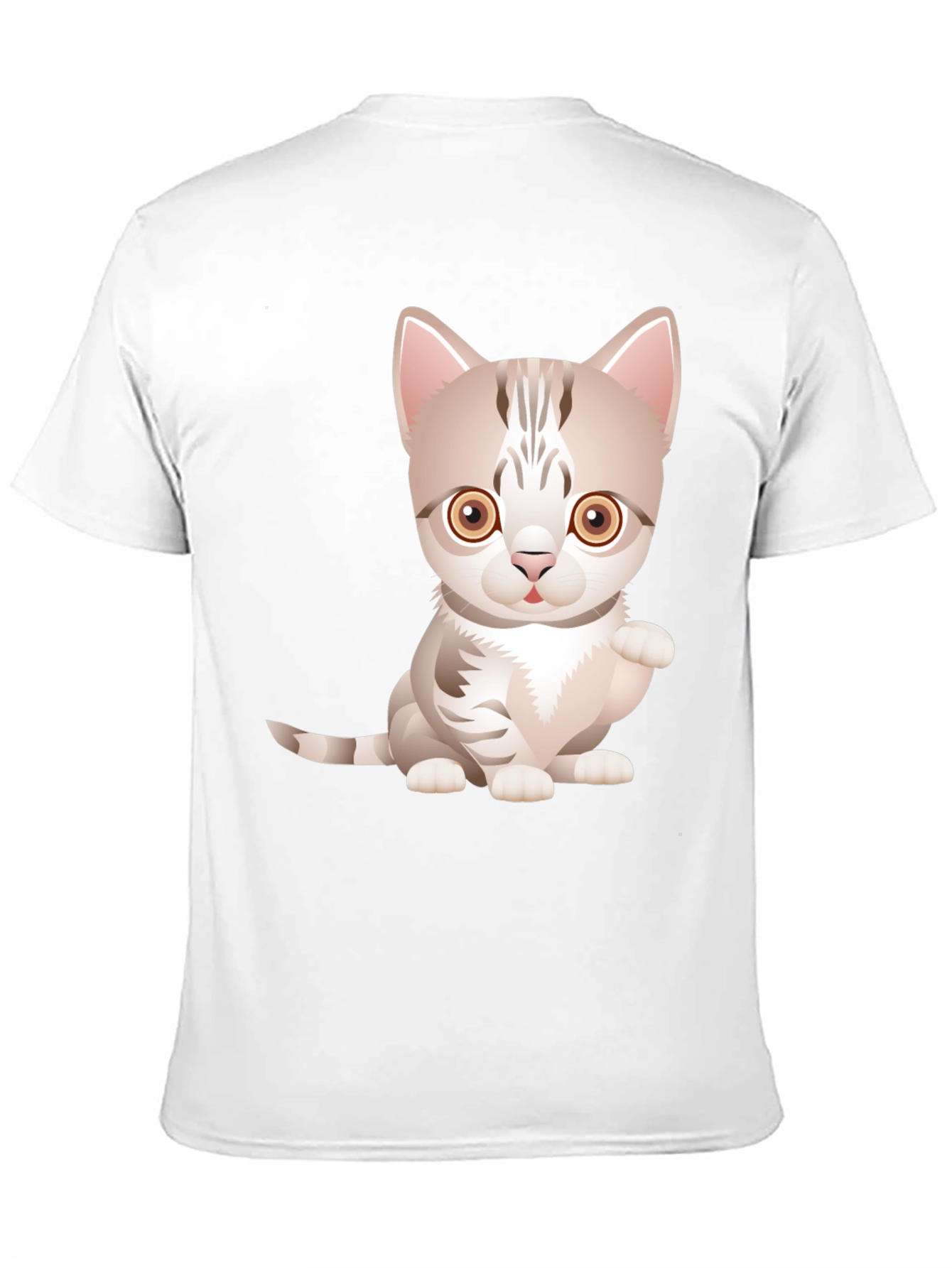 Cute Kitten Graphic Tee - Soft Cotton Blend