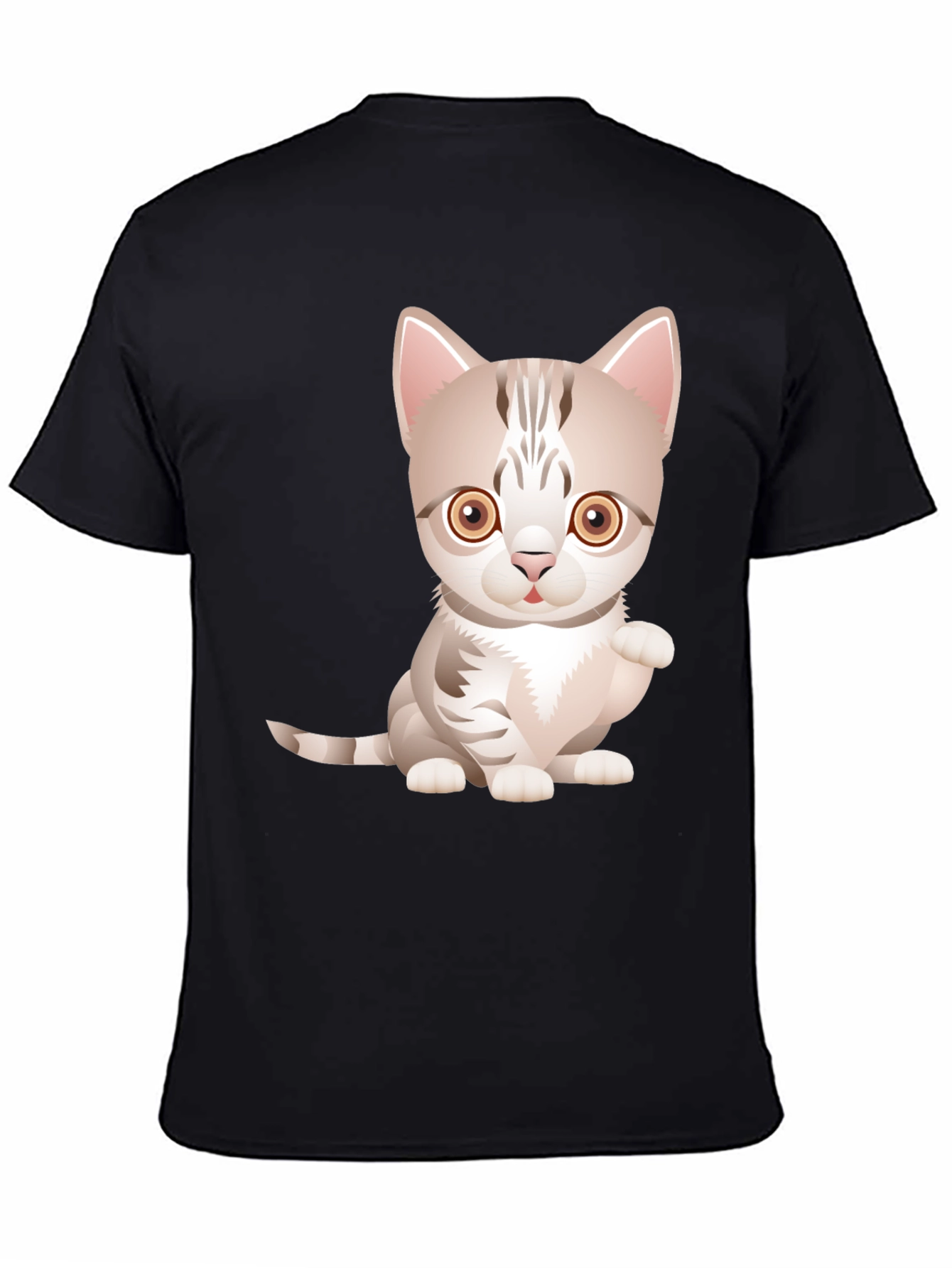 Cute Kitten Graphic Tee - Soft Cotton Blend