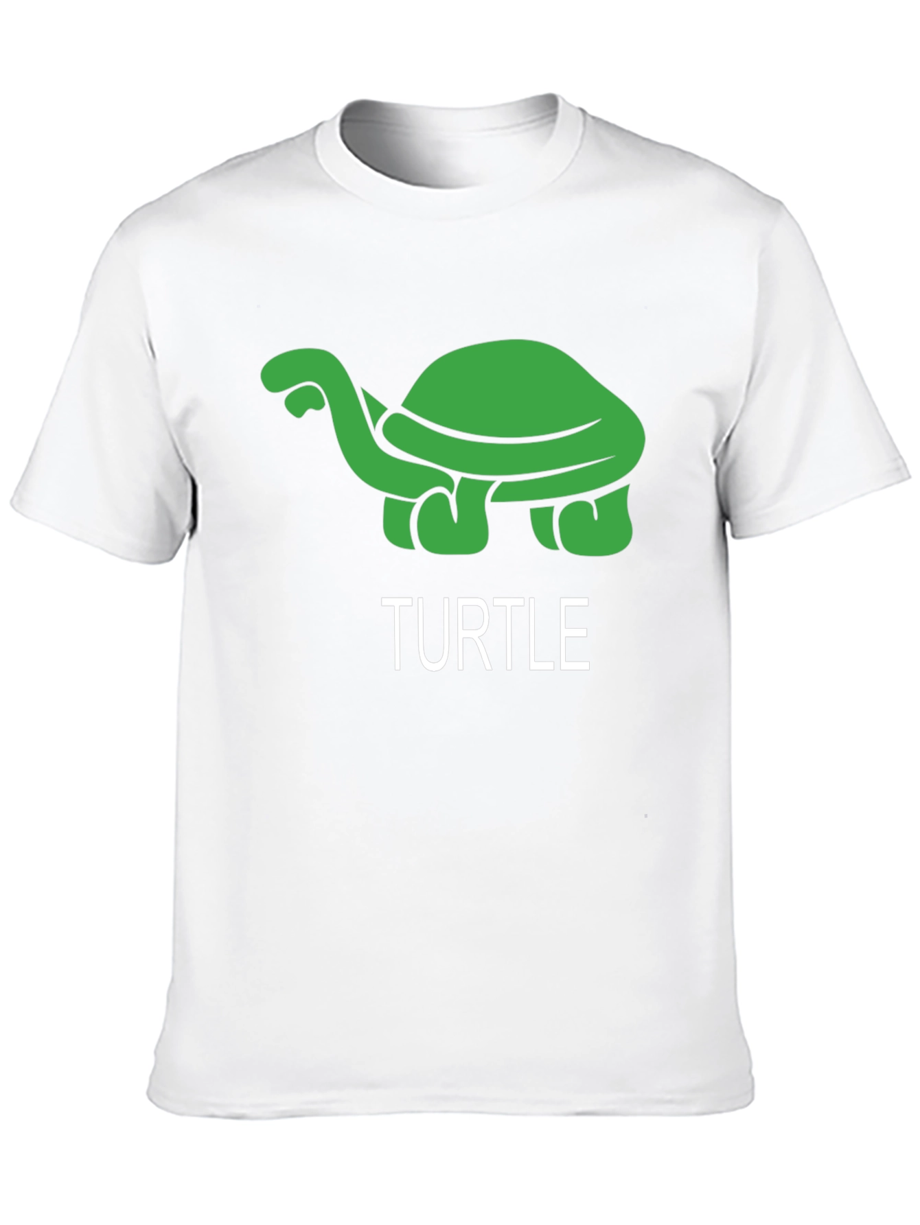 Turtle Graphic Tee - Black Cotton T-Shirt