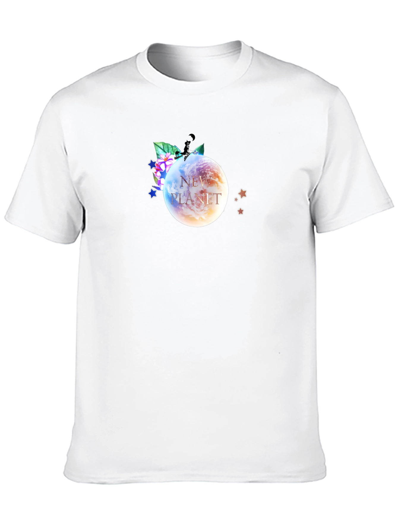 New Planet Graphic T-Shirt - Trendy Design