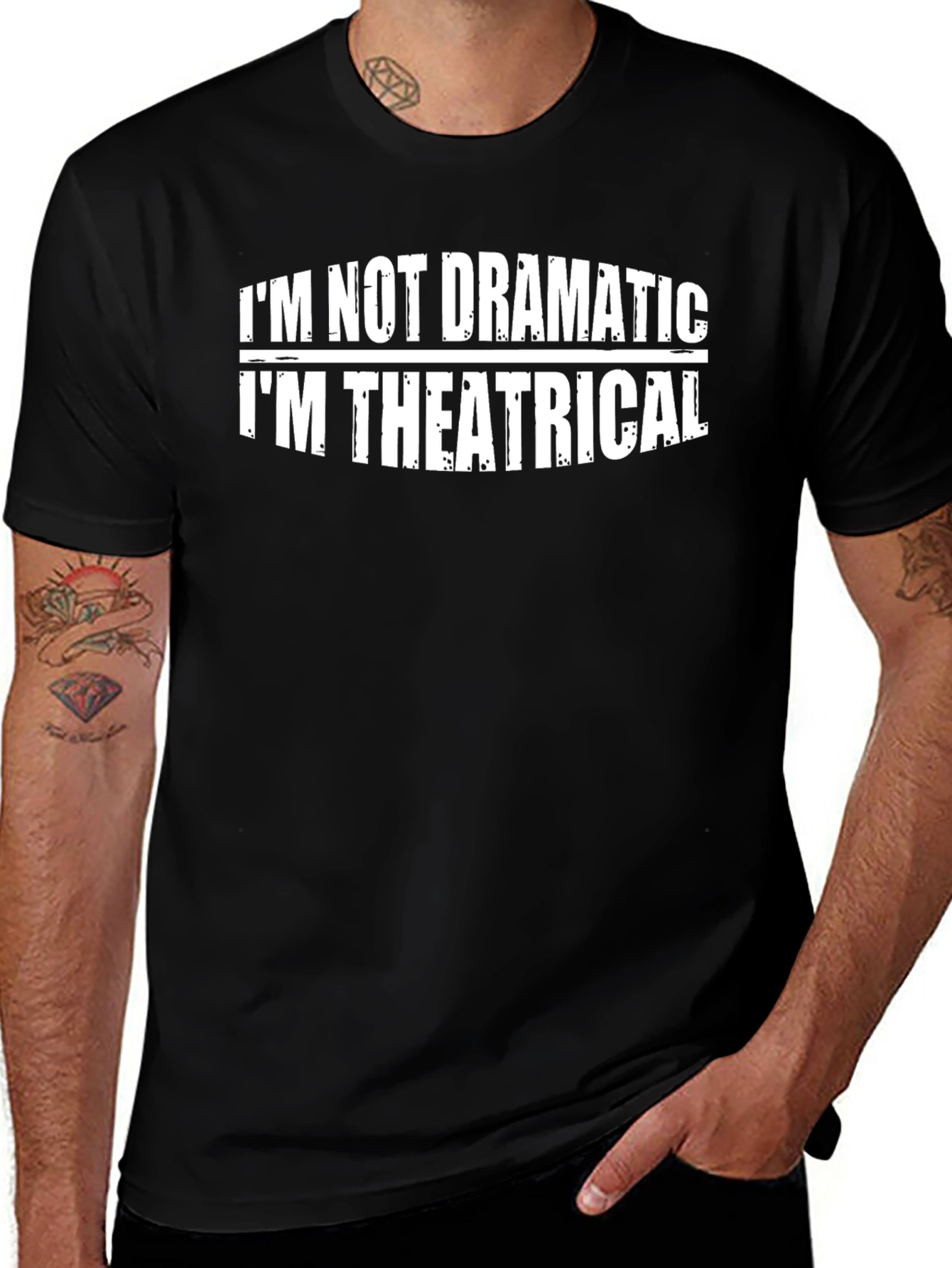 Theatrical Graphic Tee - Black T-Shirt