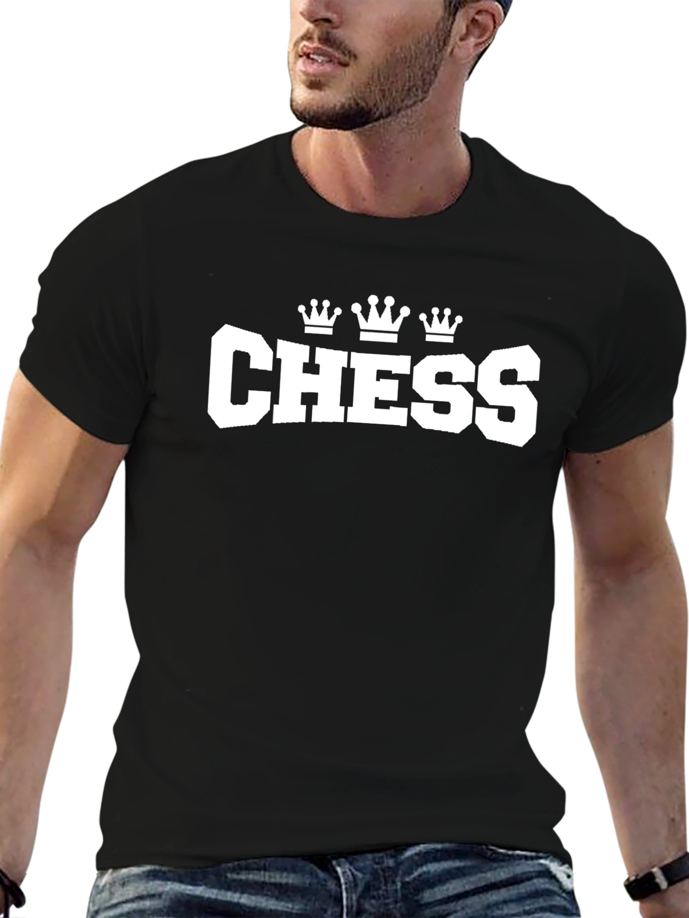 Chess King T-Shirt - Black Graphic Tee