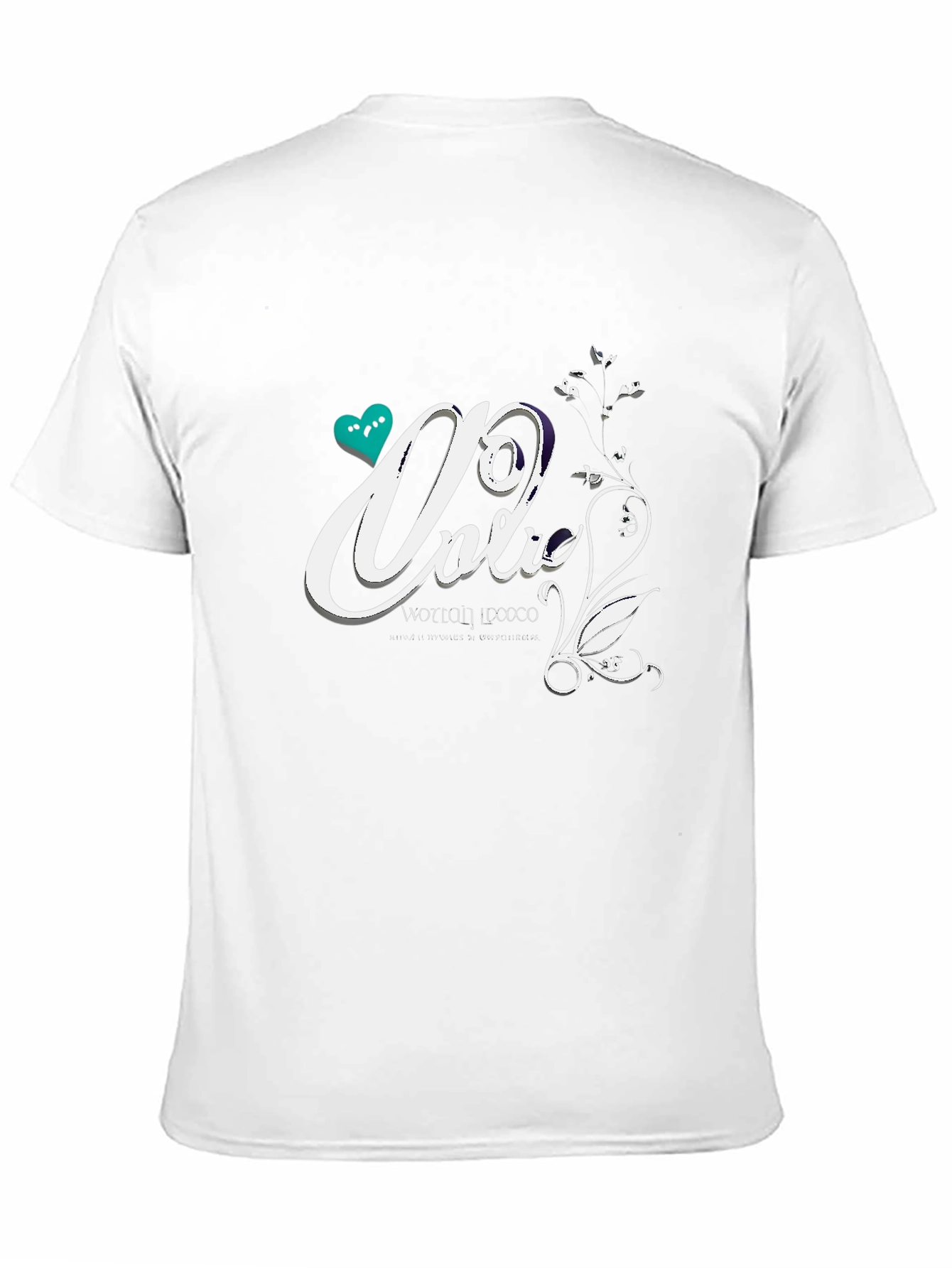 Stylish Black Graphic Tee - Oolo Design