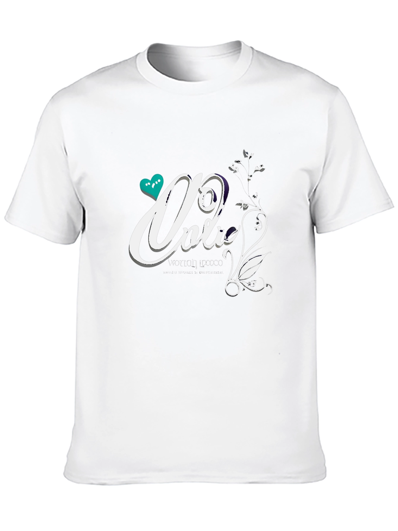 Stylish Black Graphic Tee - Oolo Design