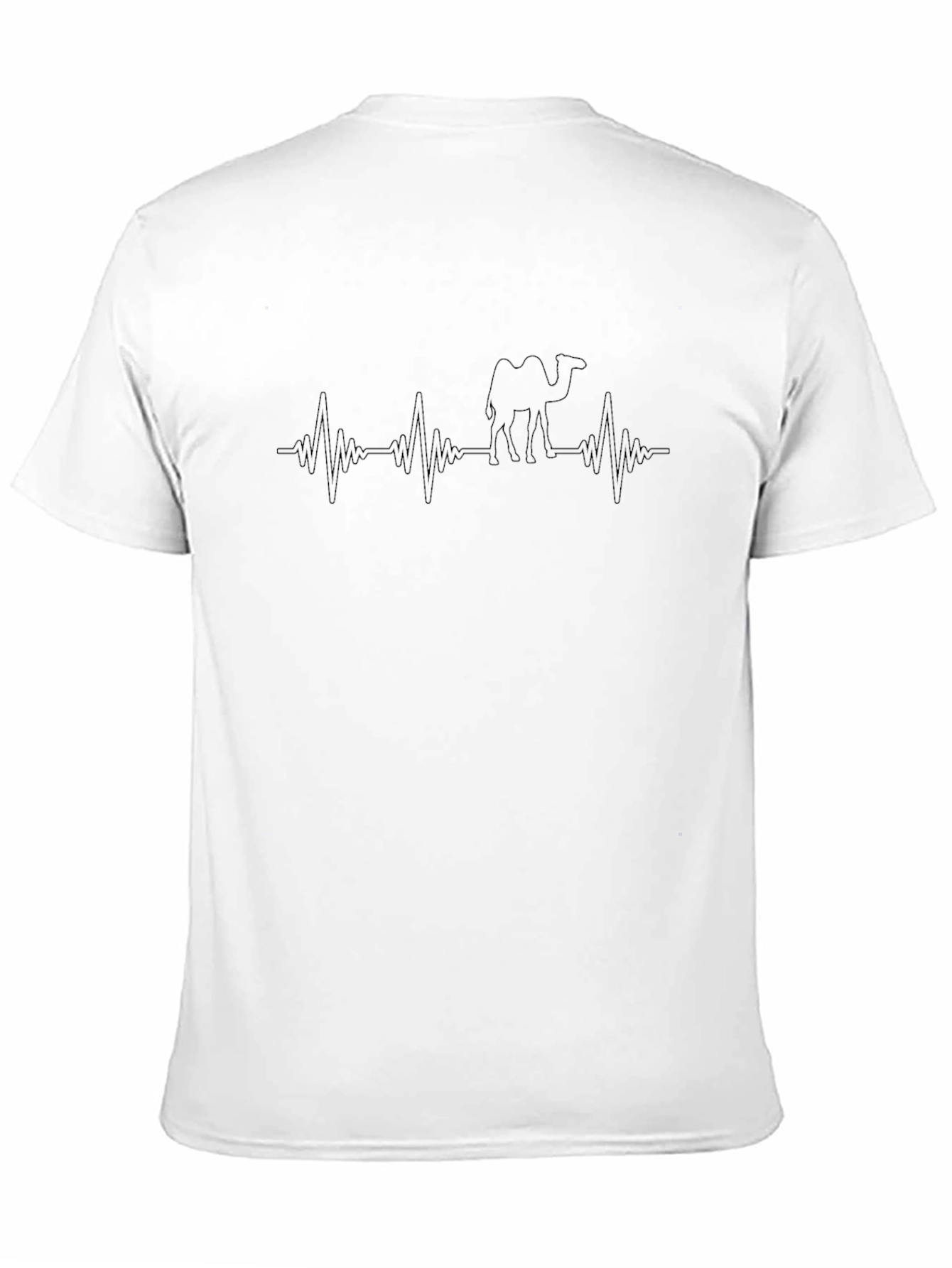 Heartbeat Camel T-Shirt - Black