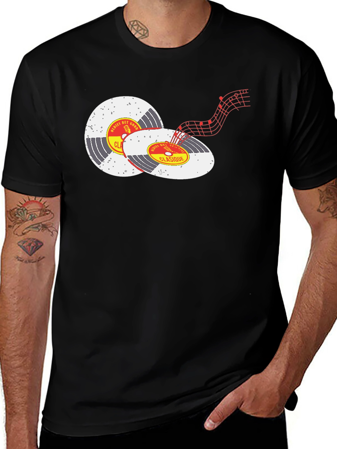 Classic Vinyl Record Music T-Shirt