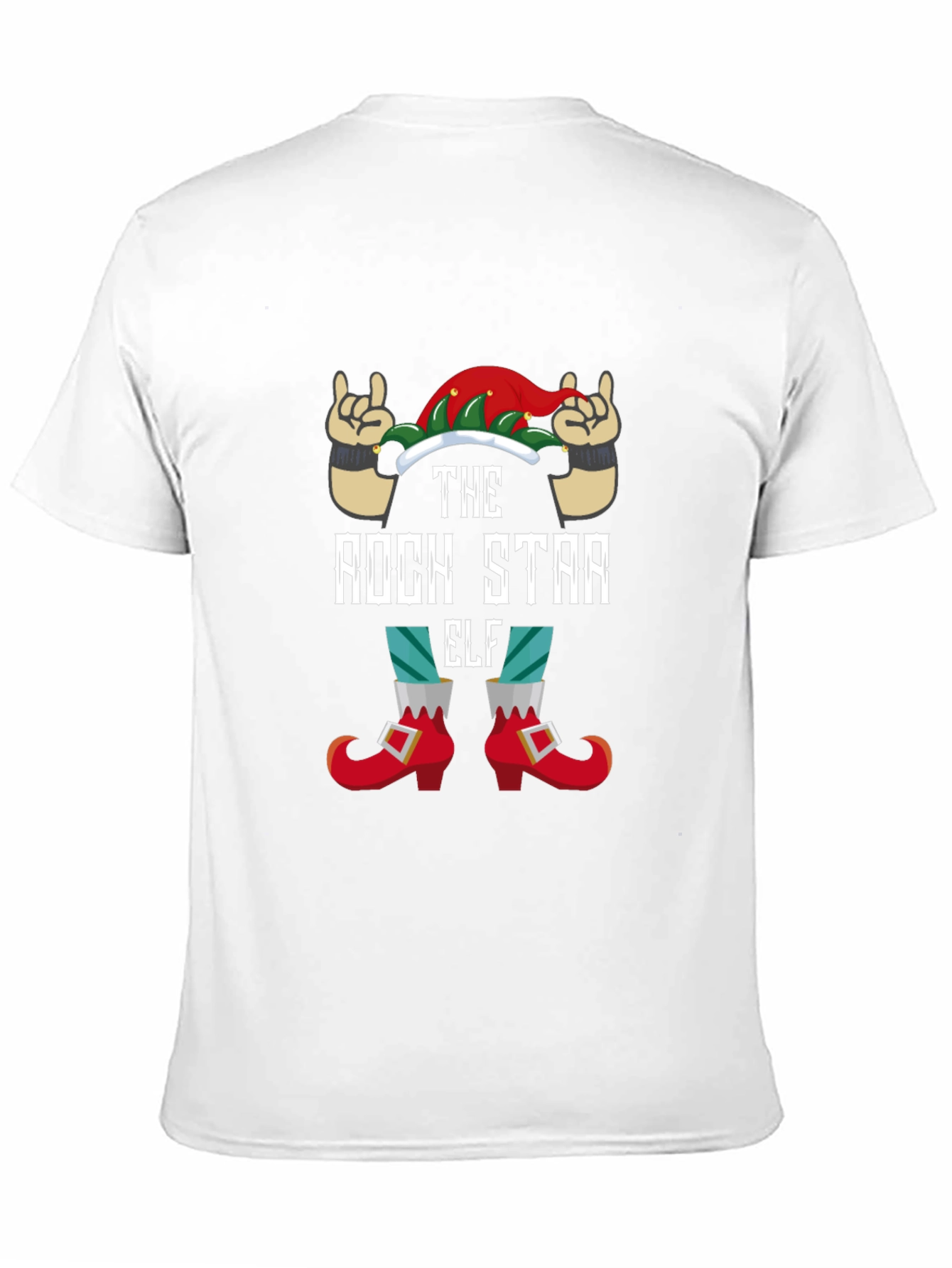 Rock Star Elf Graphic Tee