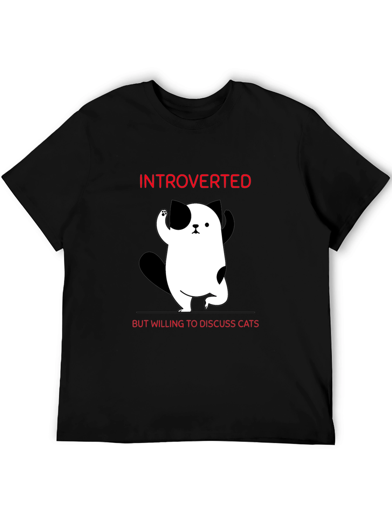 Introverted Cat Lover T-Shirt