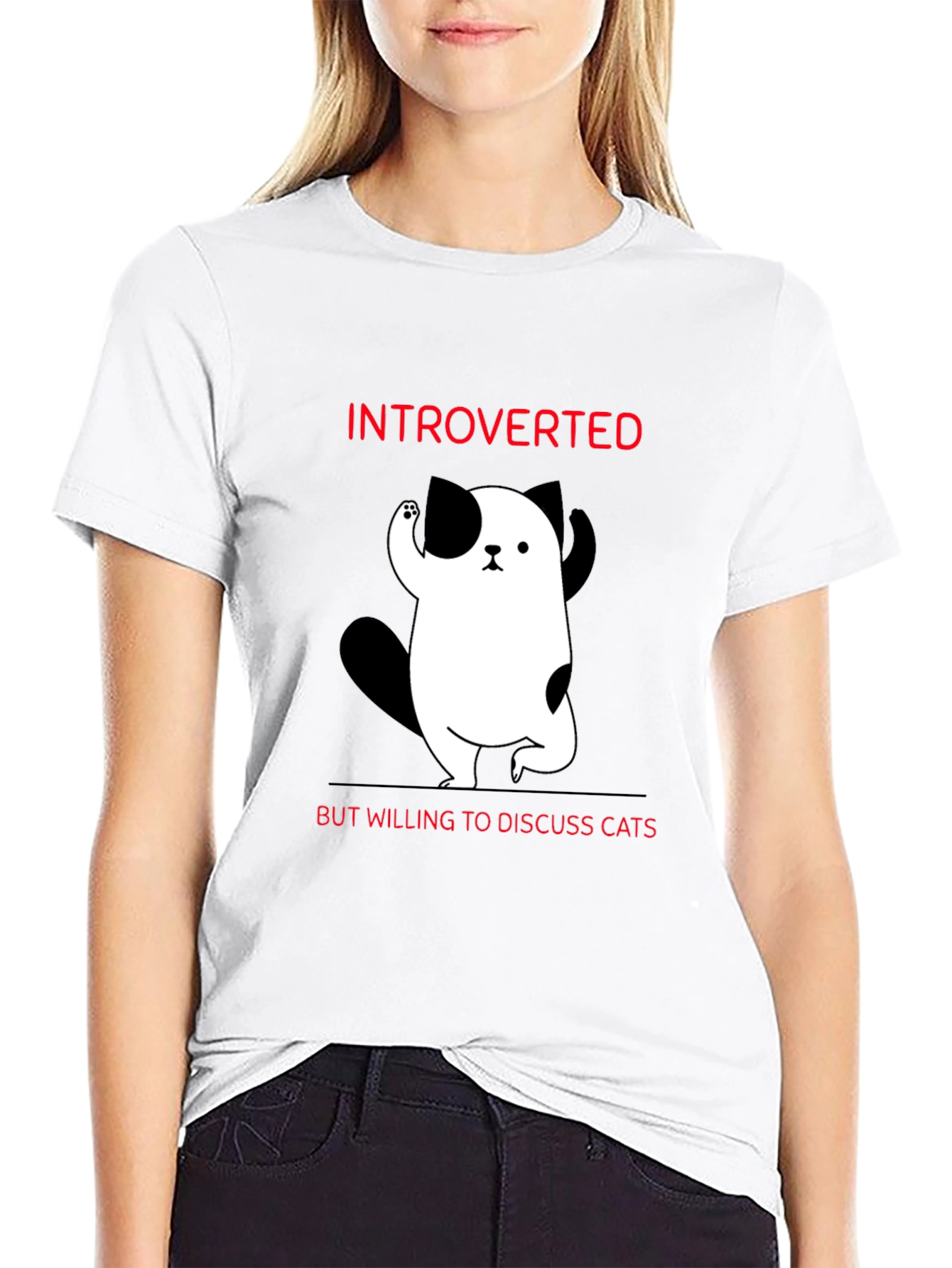 Introverted Cat Lover T-Shirt