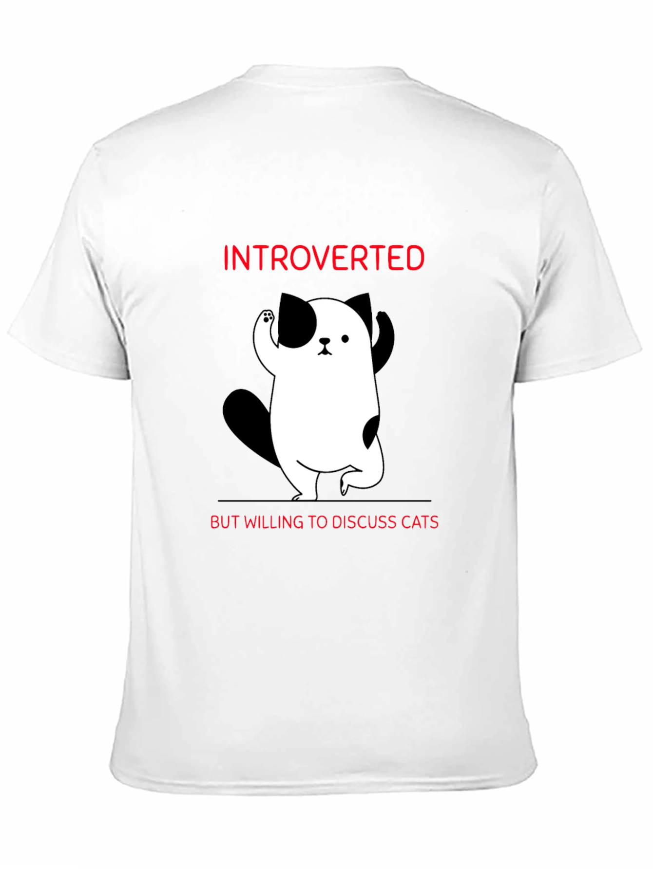 Introverted Cat Lover T-Shirt