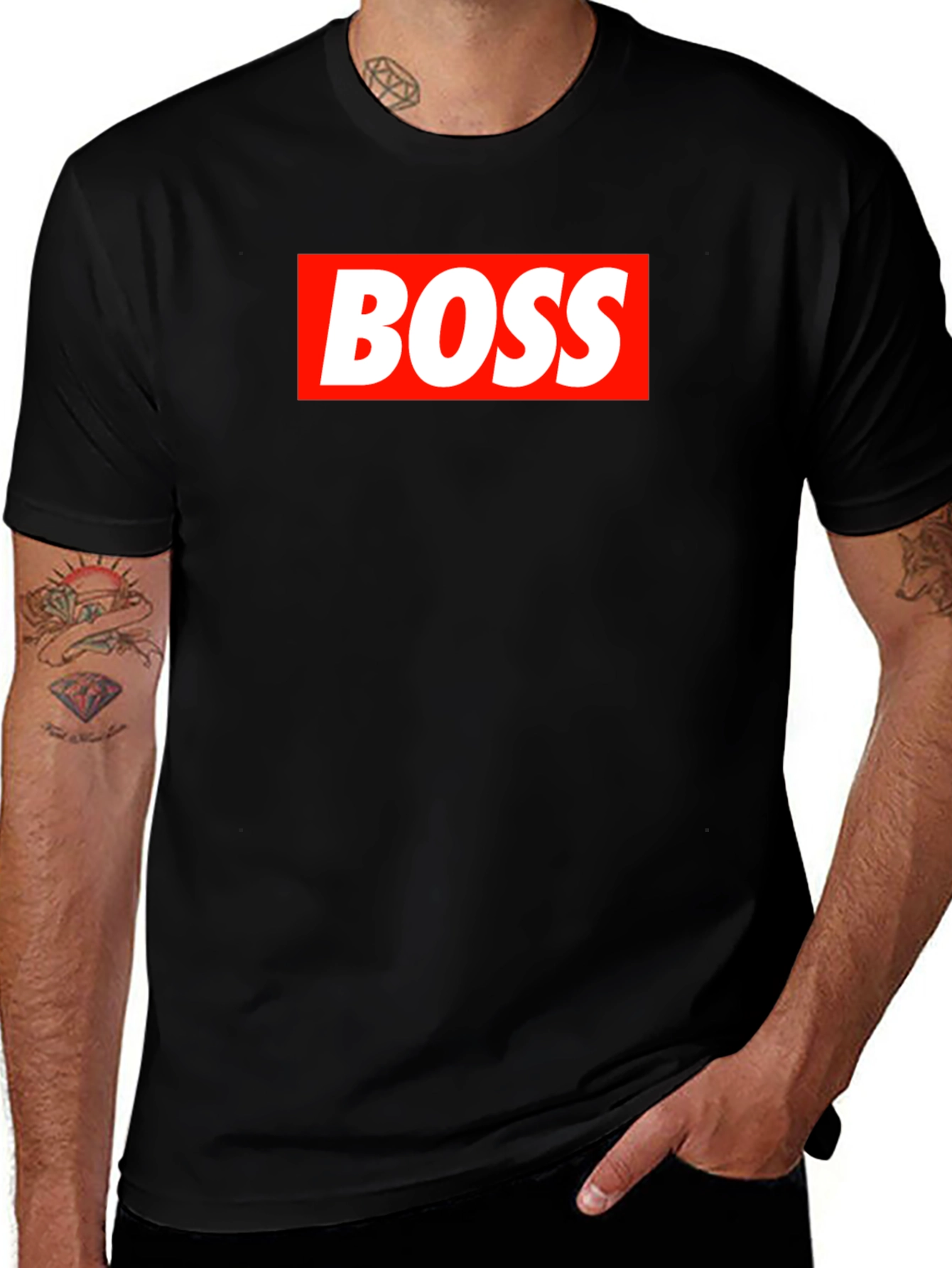 BOSS Graphic Tee - Bold Statement T-Shirt