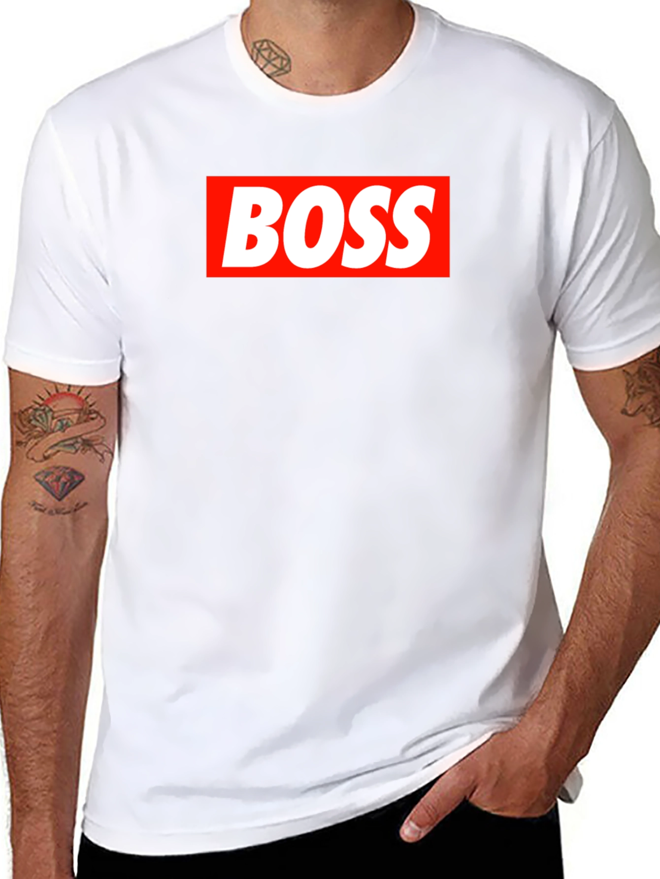 BOSS Graphic Tee - Bold Statement T-Shirt