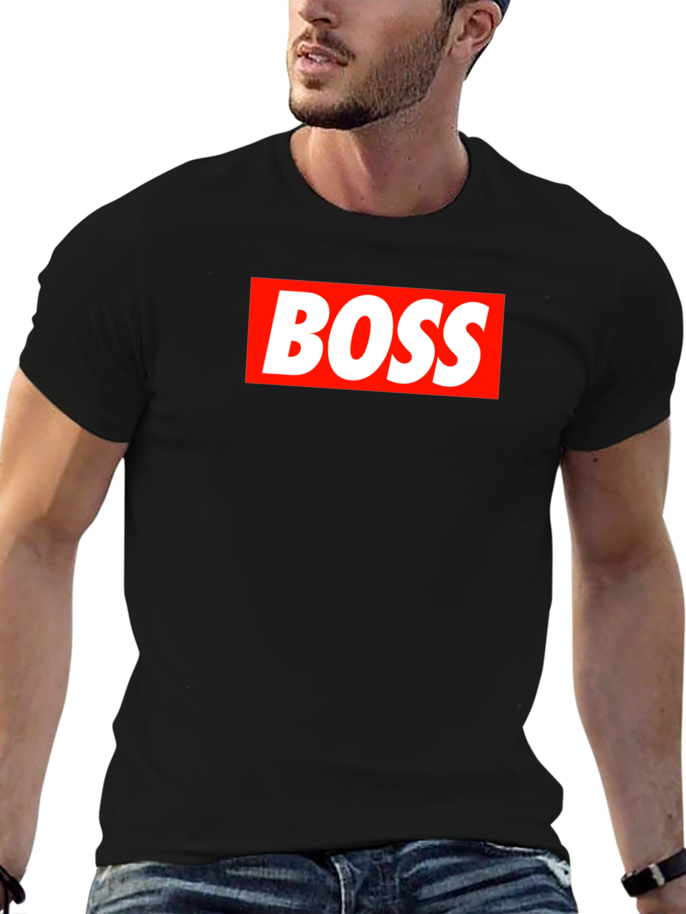BOSS Graphic Tee - Bold Statement T-Shirt