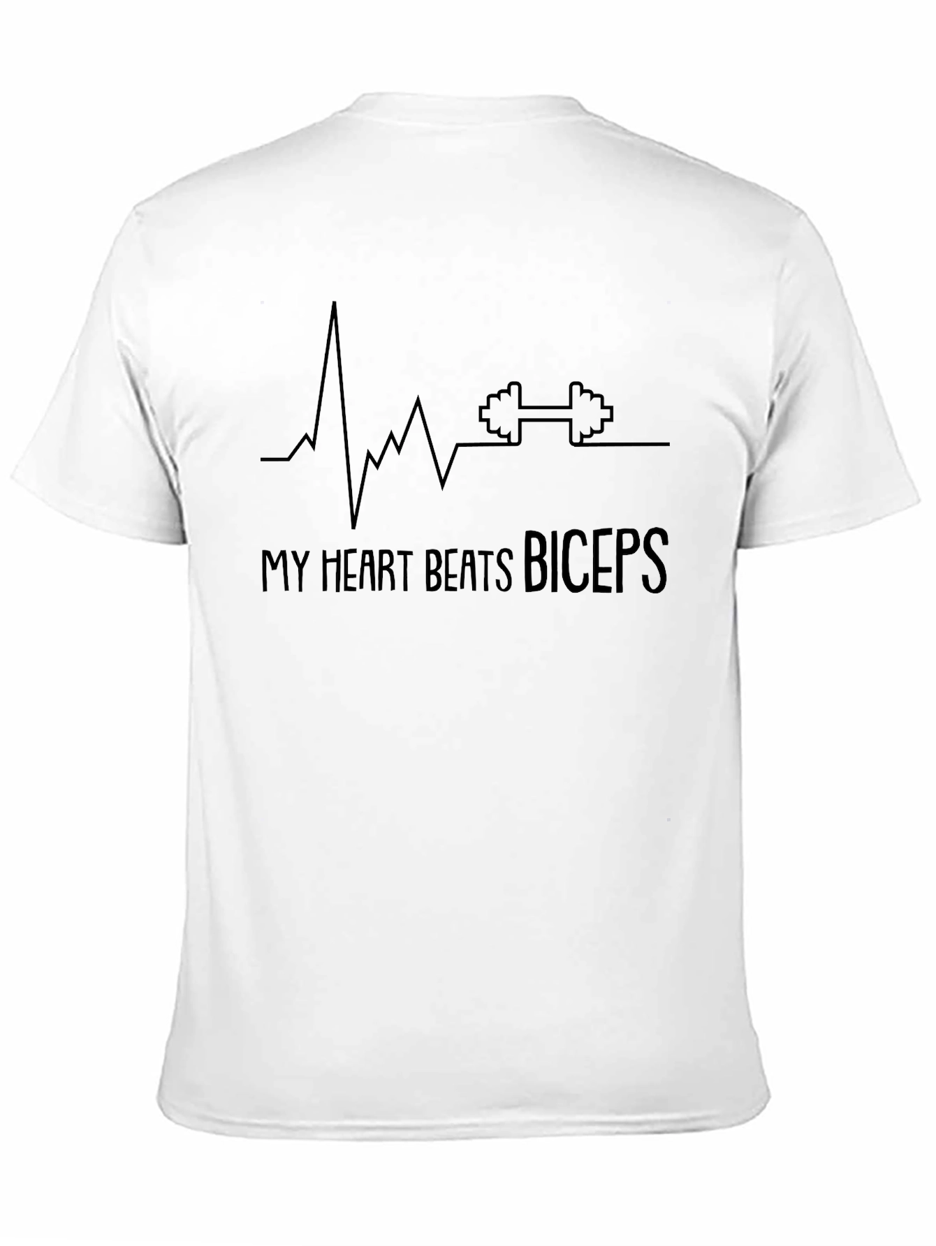My Heart Beats Biceps - Workout T-Shirt