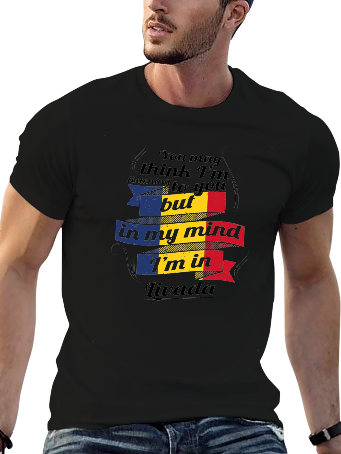 Livada in My Mind T-Shirt - Romania Flag Design
