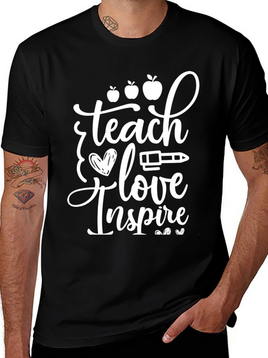 Teach Love Inspire Black T-Shirt