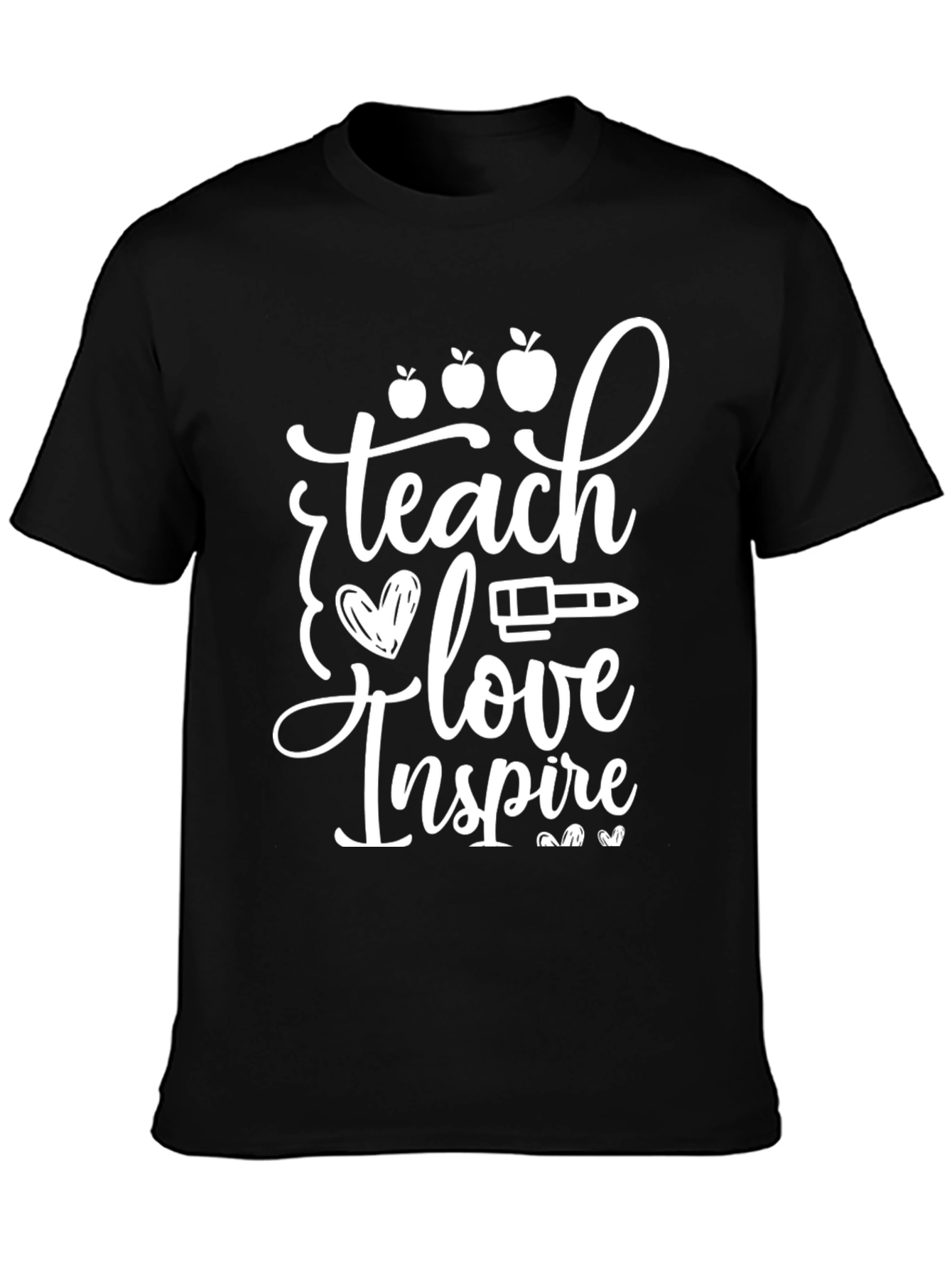 Teach Love Inspire Black T-Shirt