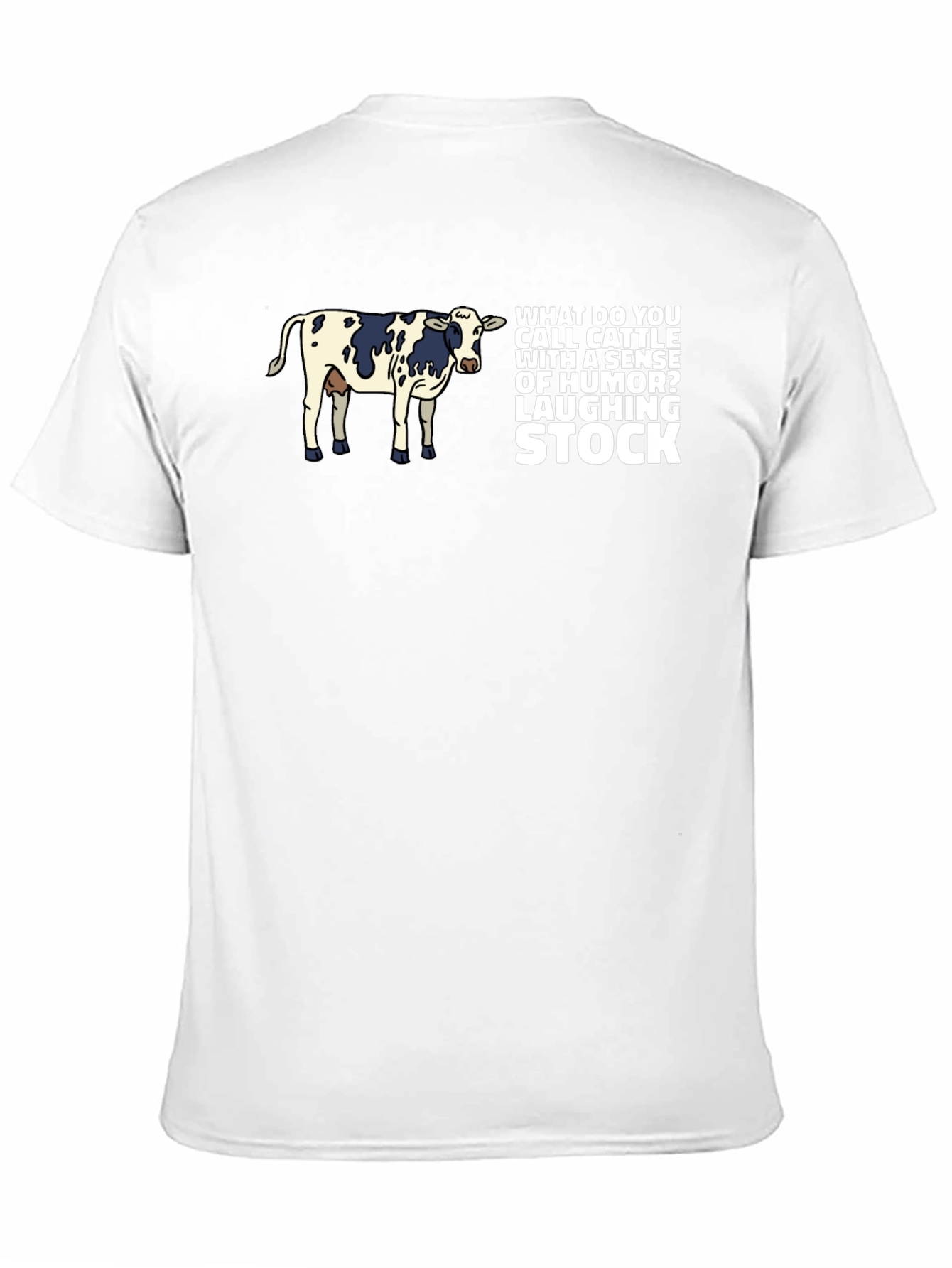 Laughing Stock Cow Graphic T-Shirt