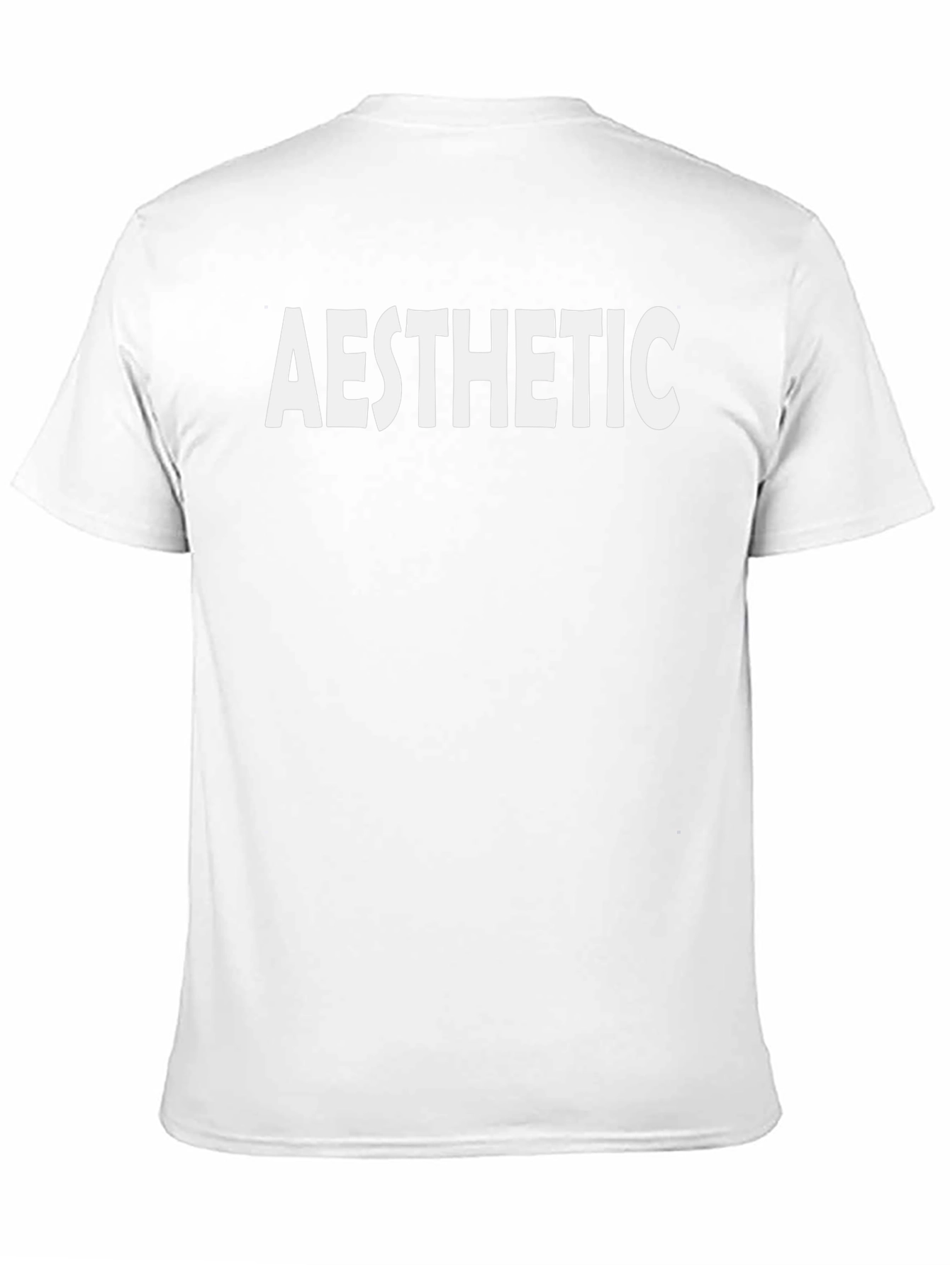 Aesthetic Graphic Tee - Mens Black Short Sleeve