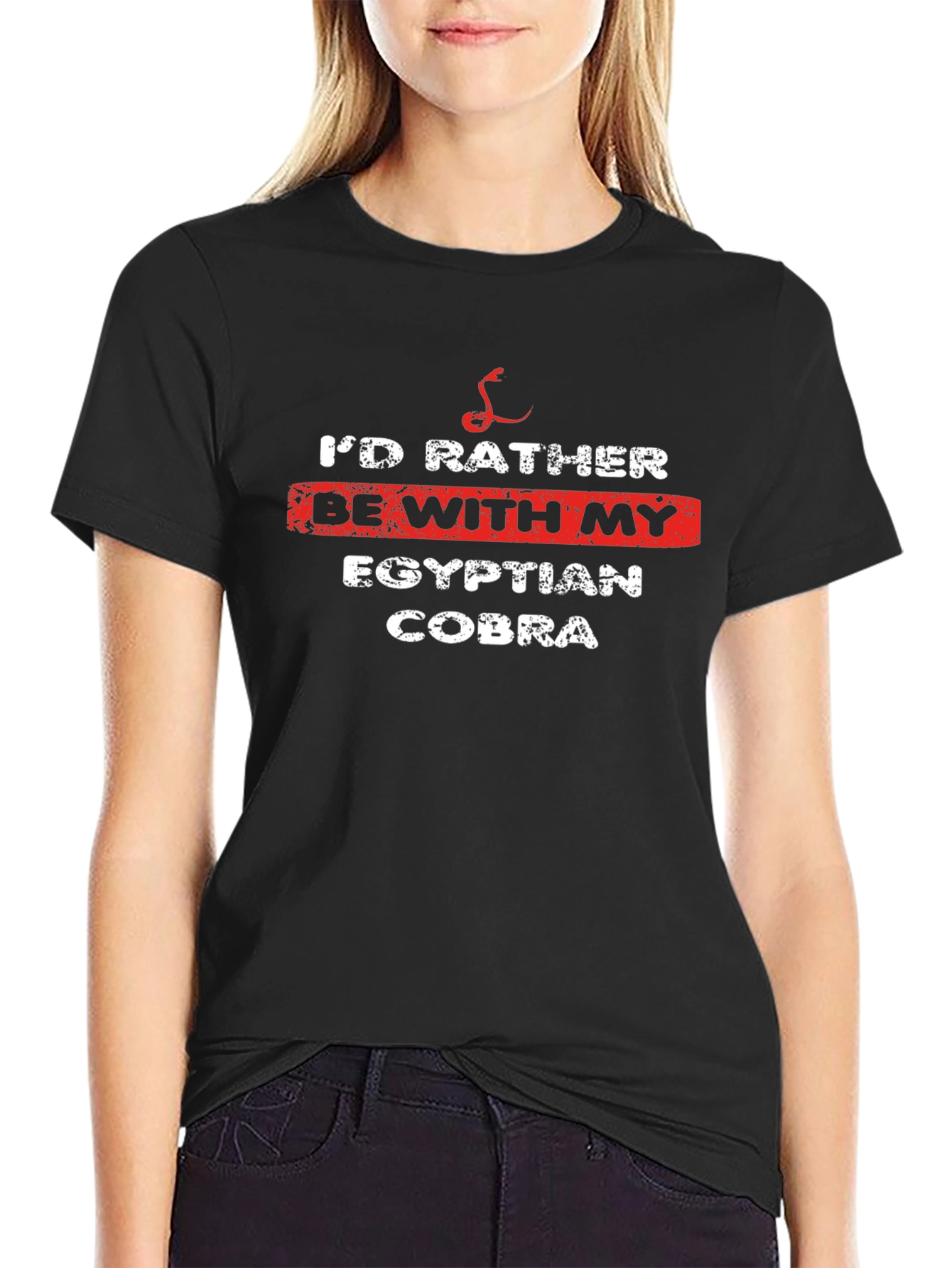 Id Rather Be With My Egyptian Cobra T-Shirt