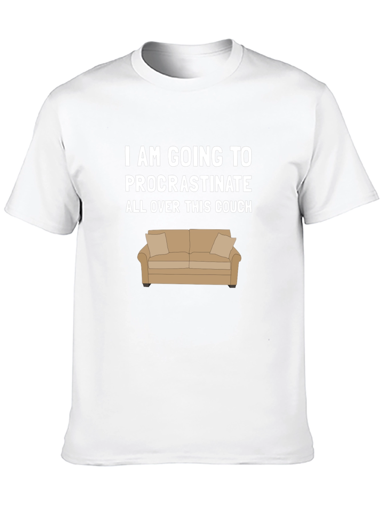 Procrastinate on Couch Graphic T-Shirt