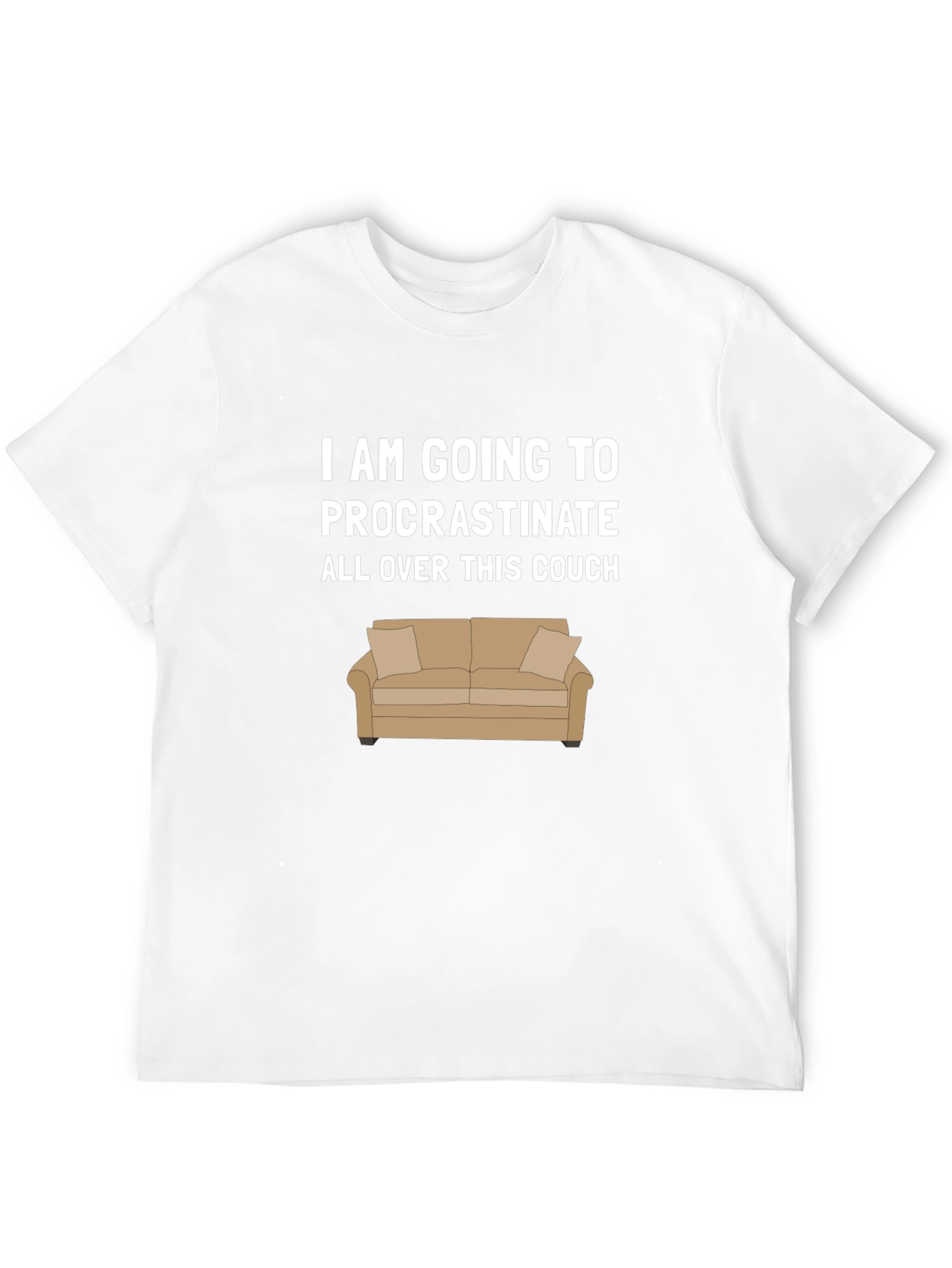 Procrastinate on Couch Graphic T-Shirt
