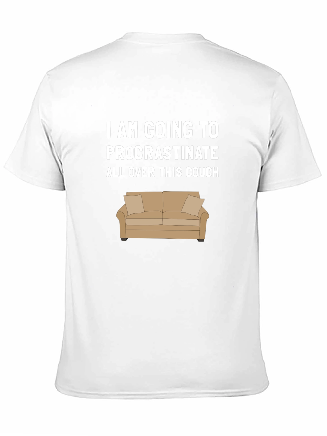 Procrastinate on Couch Graphic T-Shirt