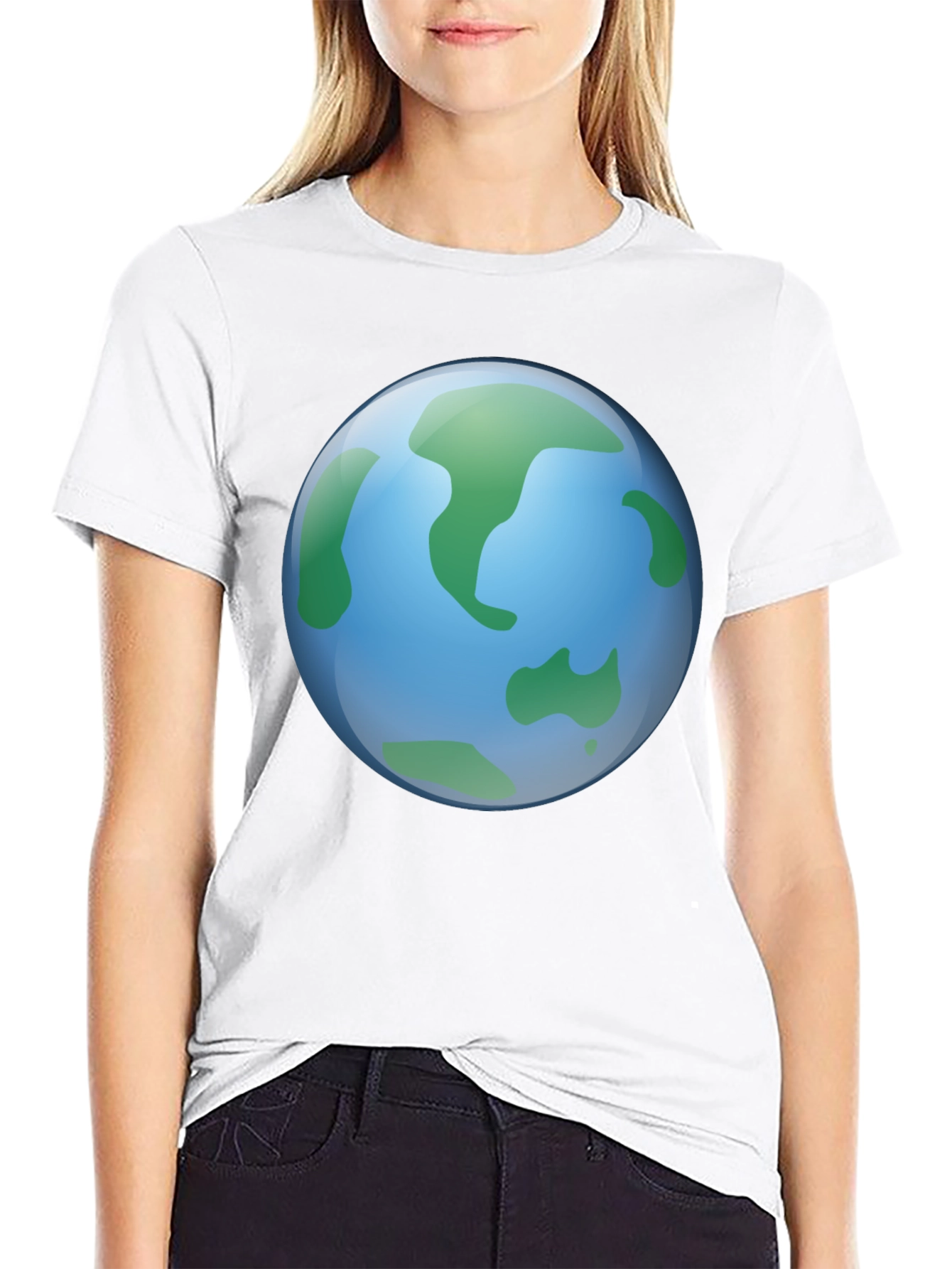 Earth Graphic Black T-Shirt