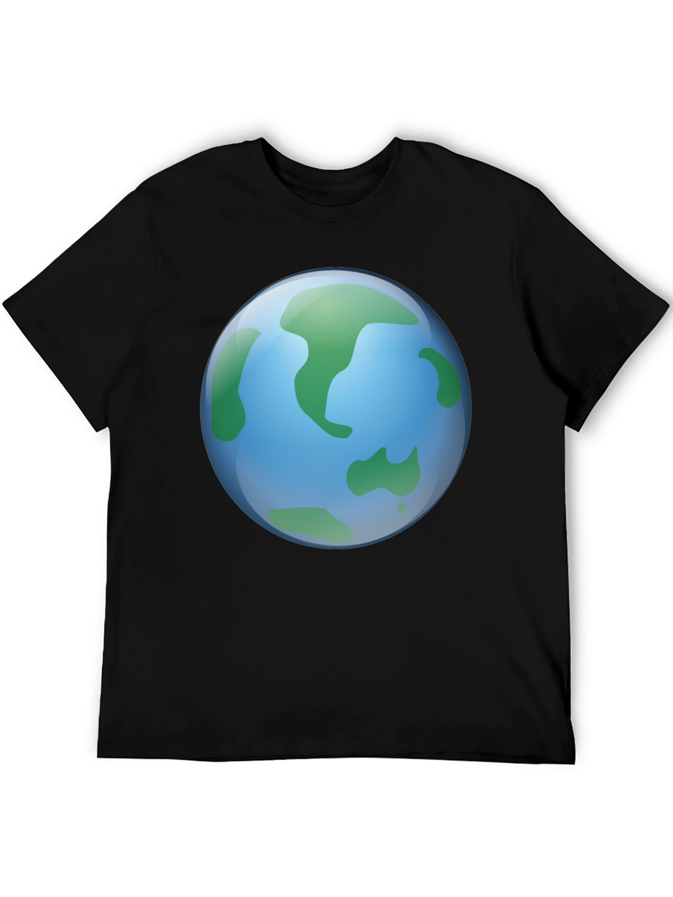 Earth Graphic Black T-Shirt