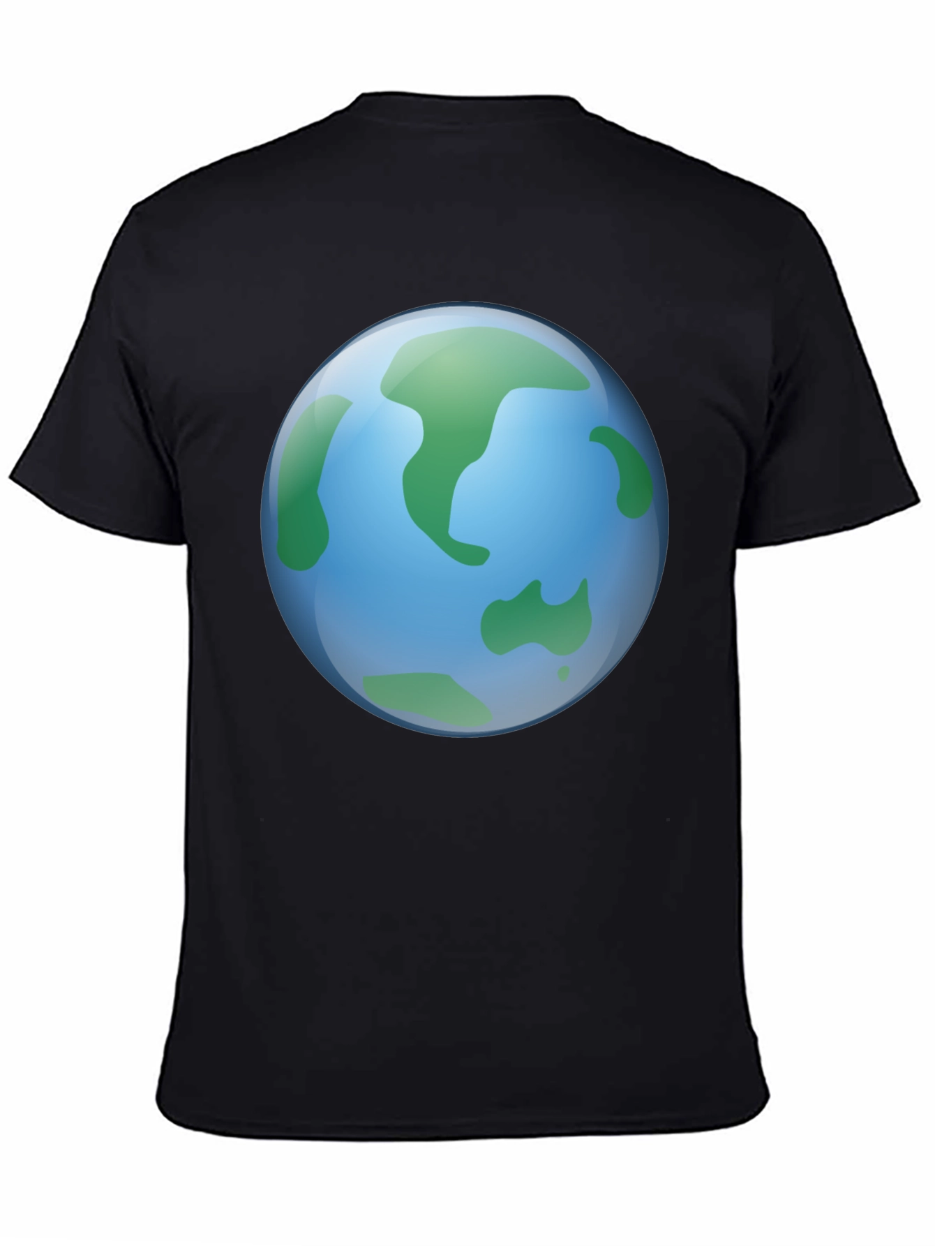 Earth Graphic Black T-Shirt