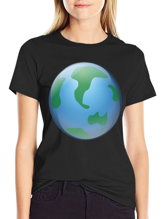 Earth Graphic Black T-Shirt