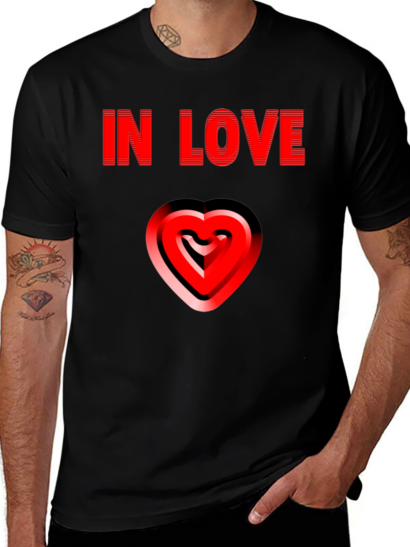In Love Graphic T-Shirt - Stylish Valentines Day Apparel