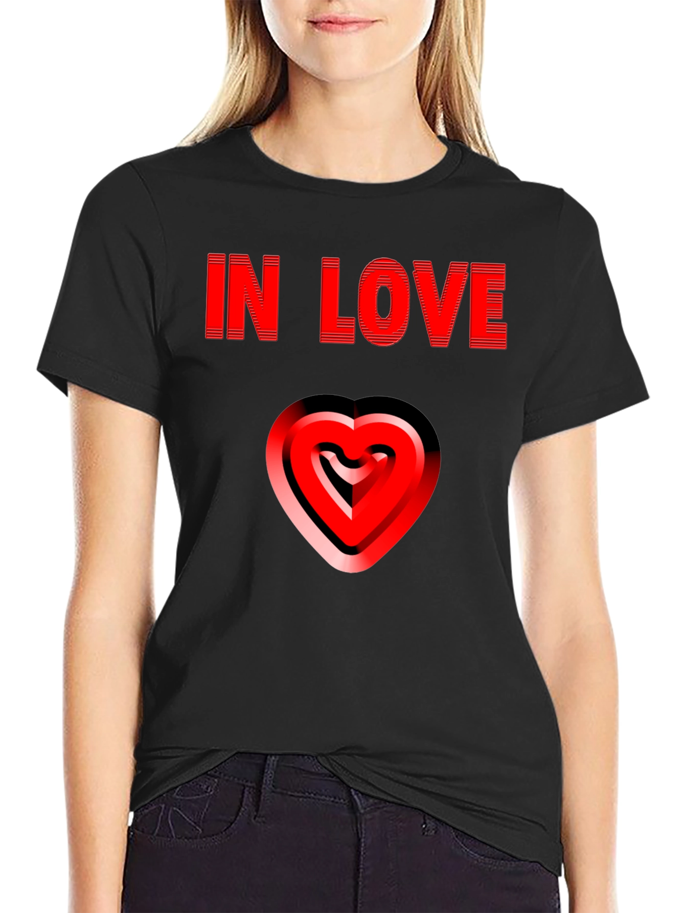 In Love Graphic T-Shirt - Stylish Valentines Day Apparel