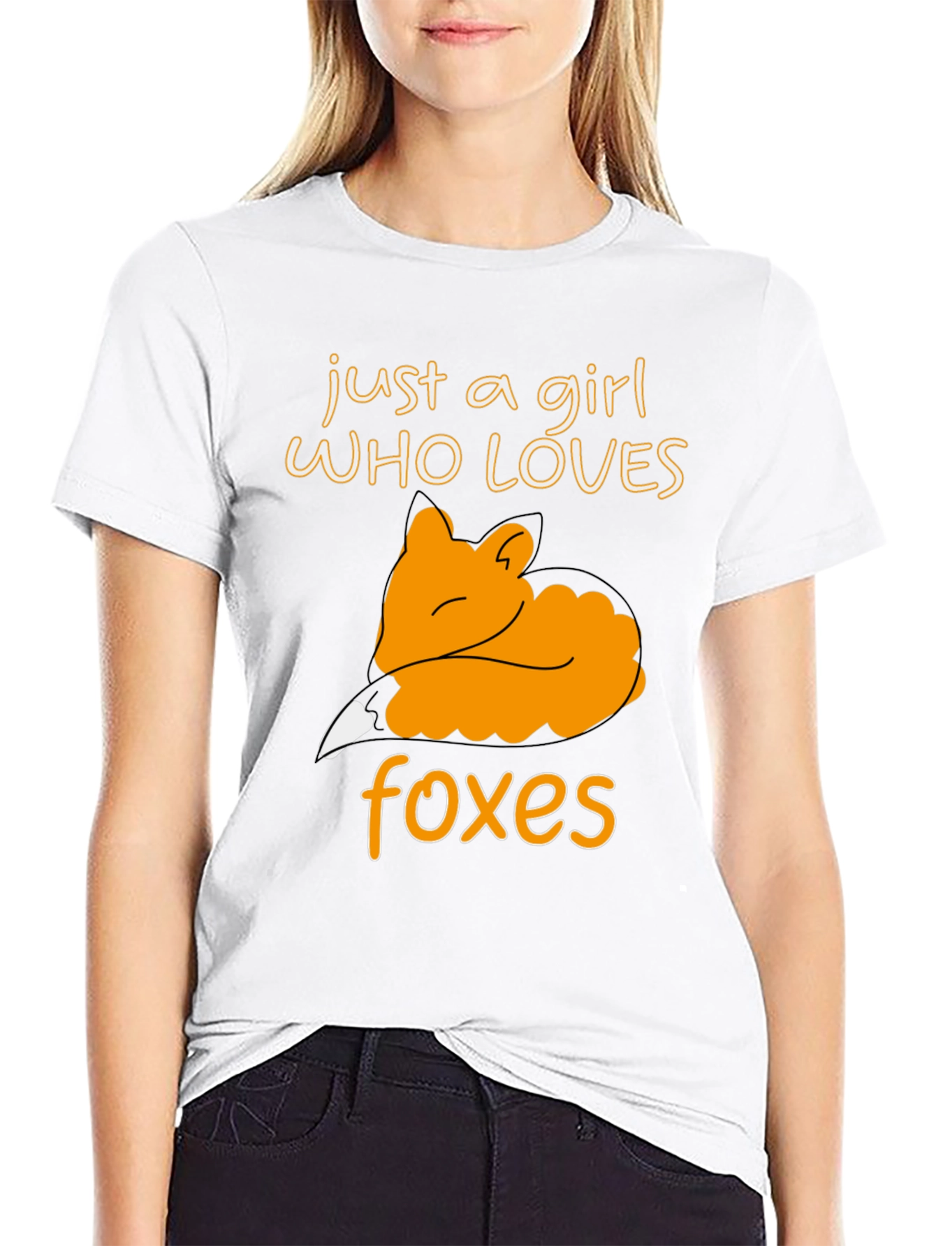 Just A Girl Who Loves Foxes T-Shirt