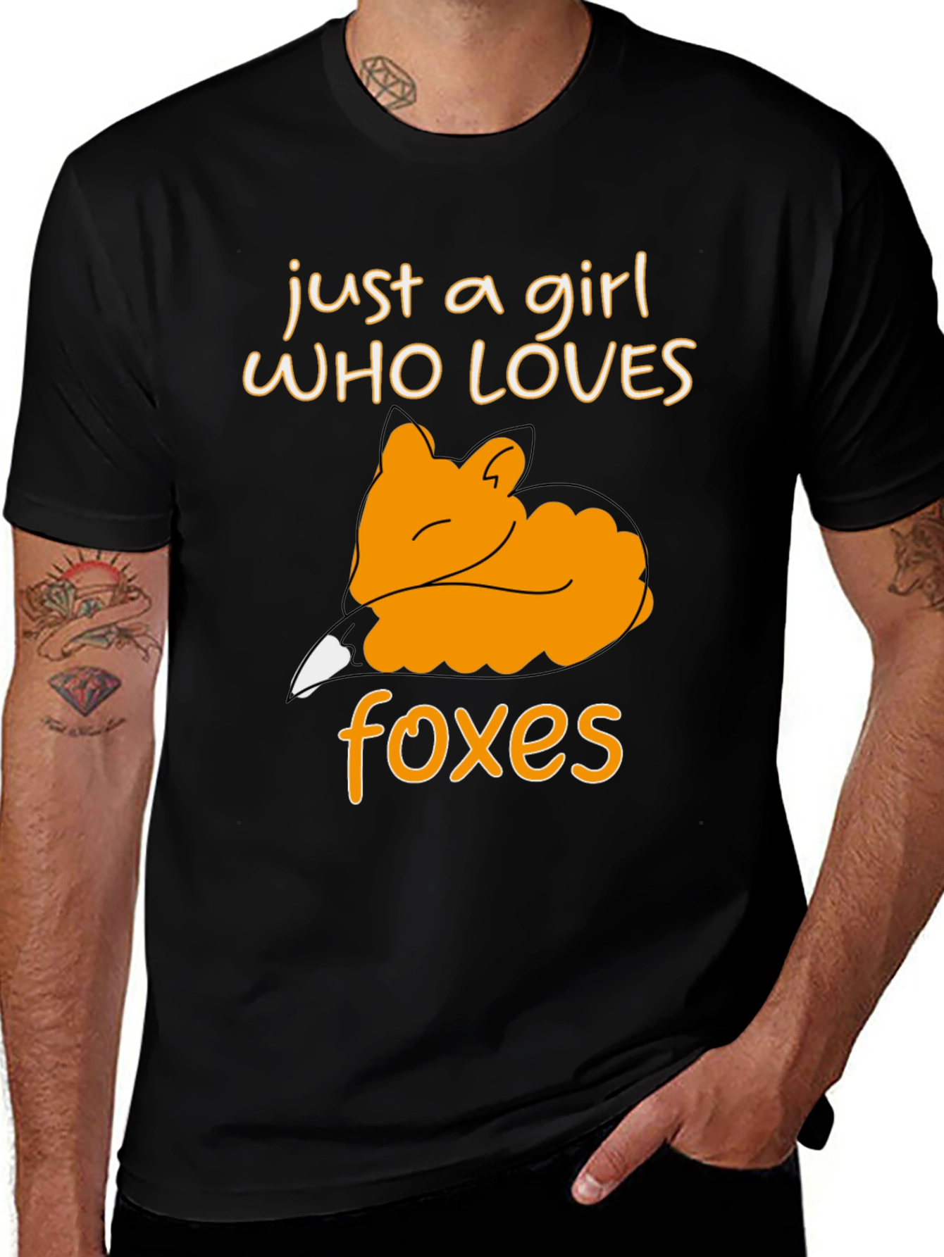 Just A Girl Who Loves Foxes T-Shirt