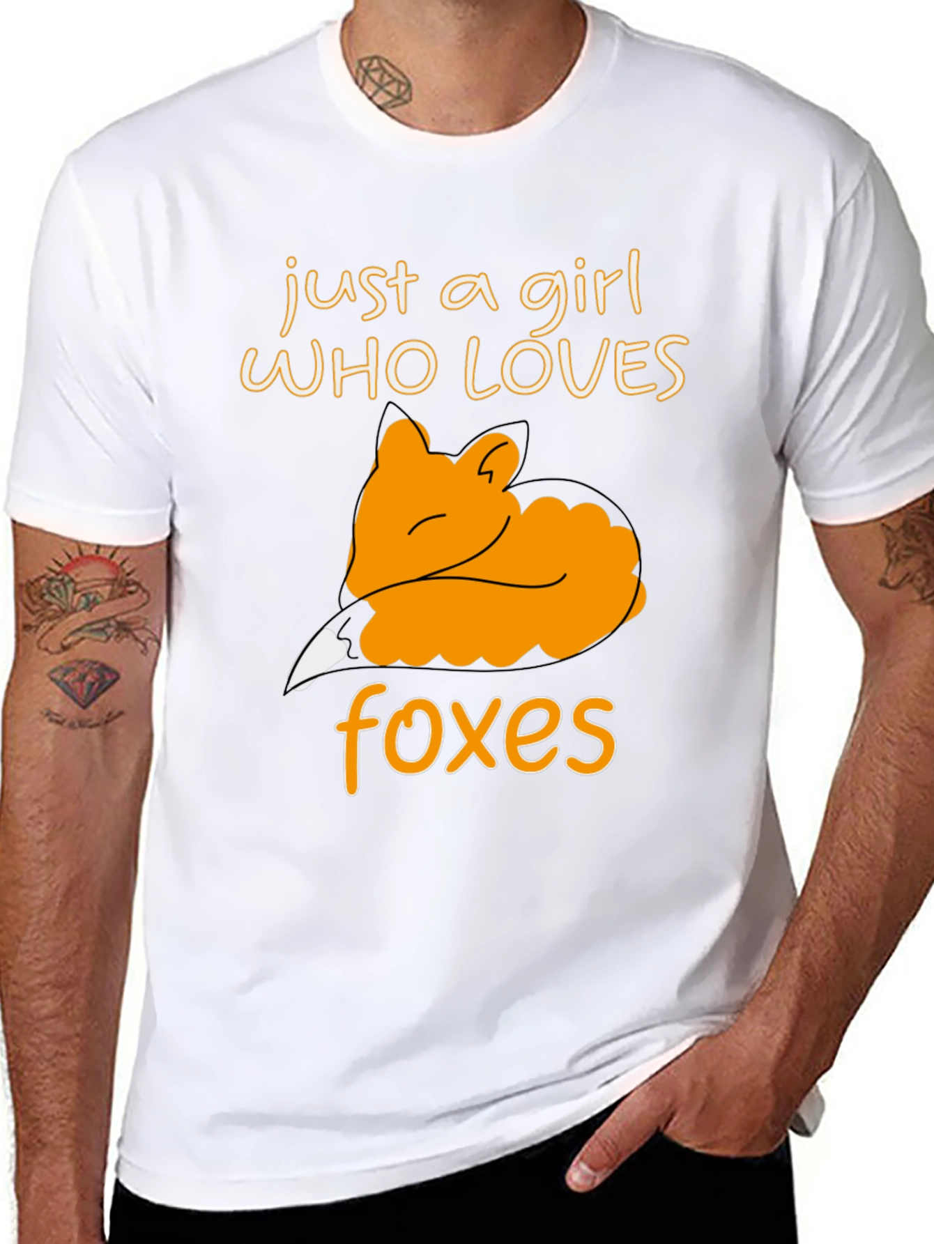 Just A Girl Who Loves Foxes T-Shirt