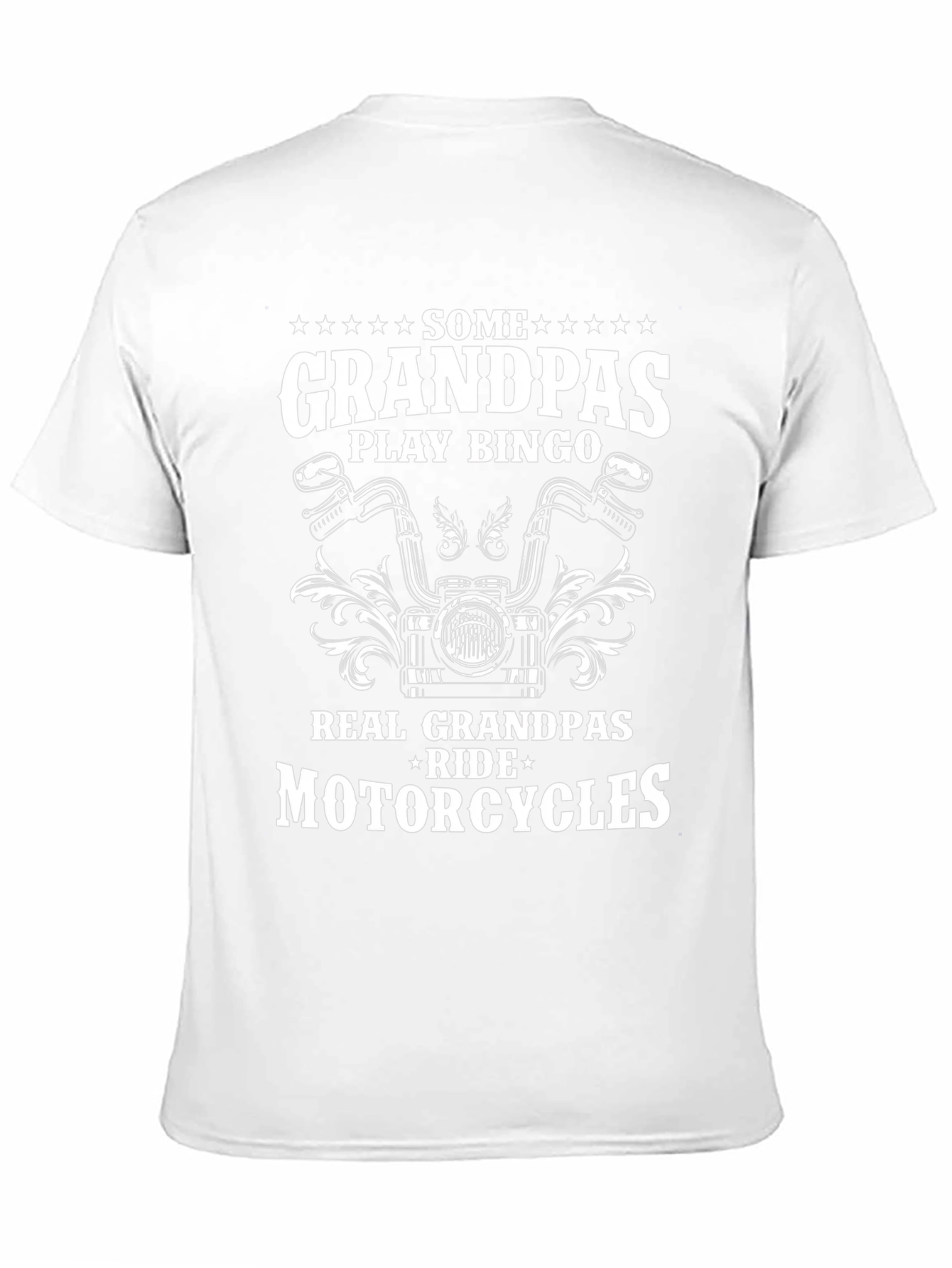 Real Grandpas Ride Motorcycles Graphic Tee