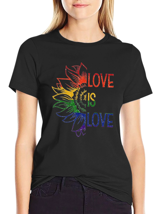 Love is Love Pride Sunflower Tee