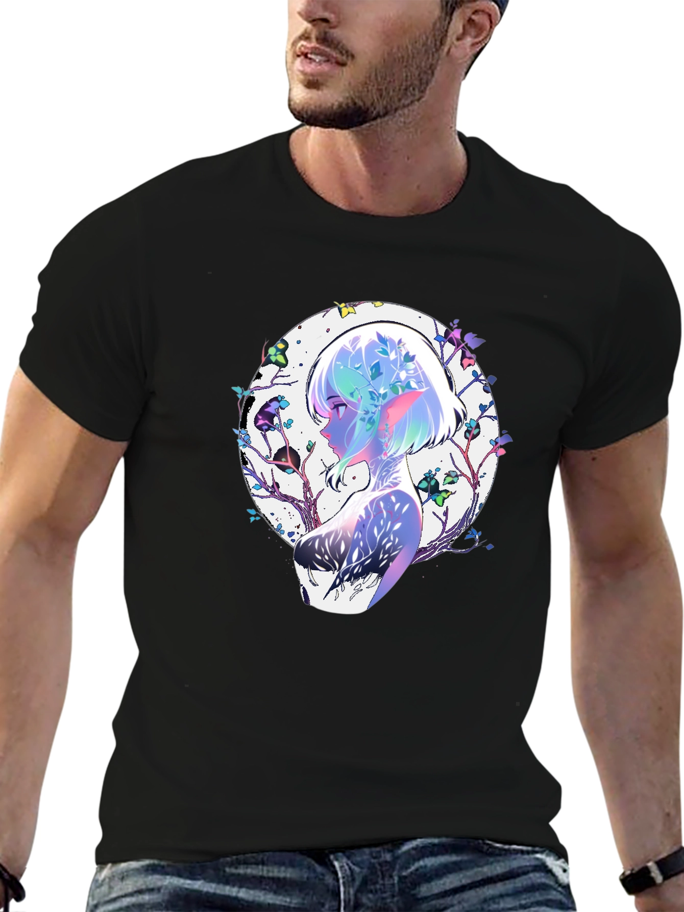 Anime Girl Nature T-Shirt