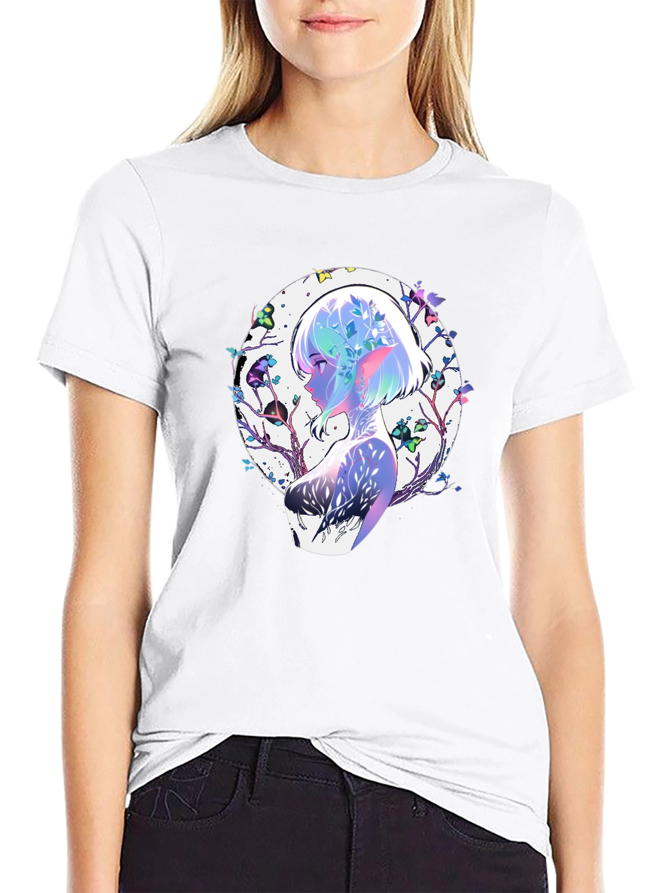 Anime Girl Nature T-Shirt