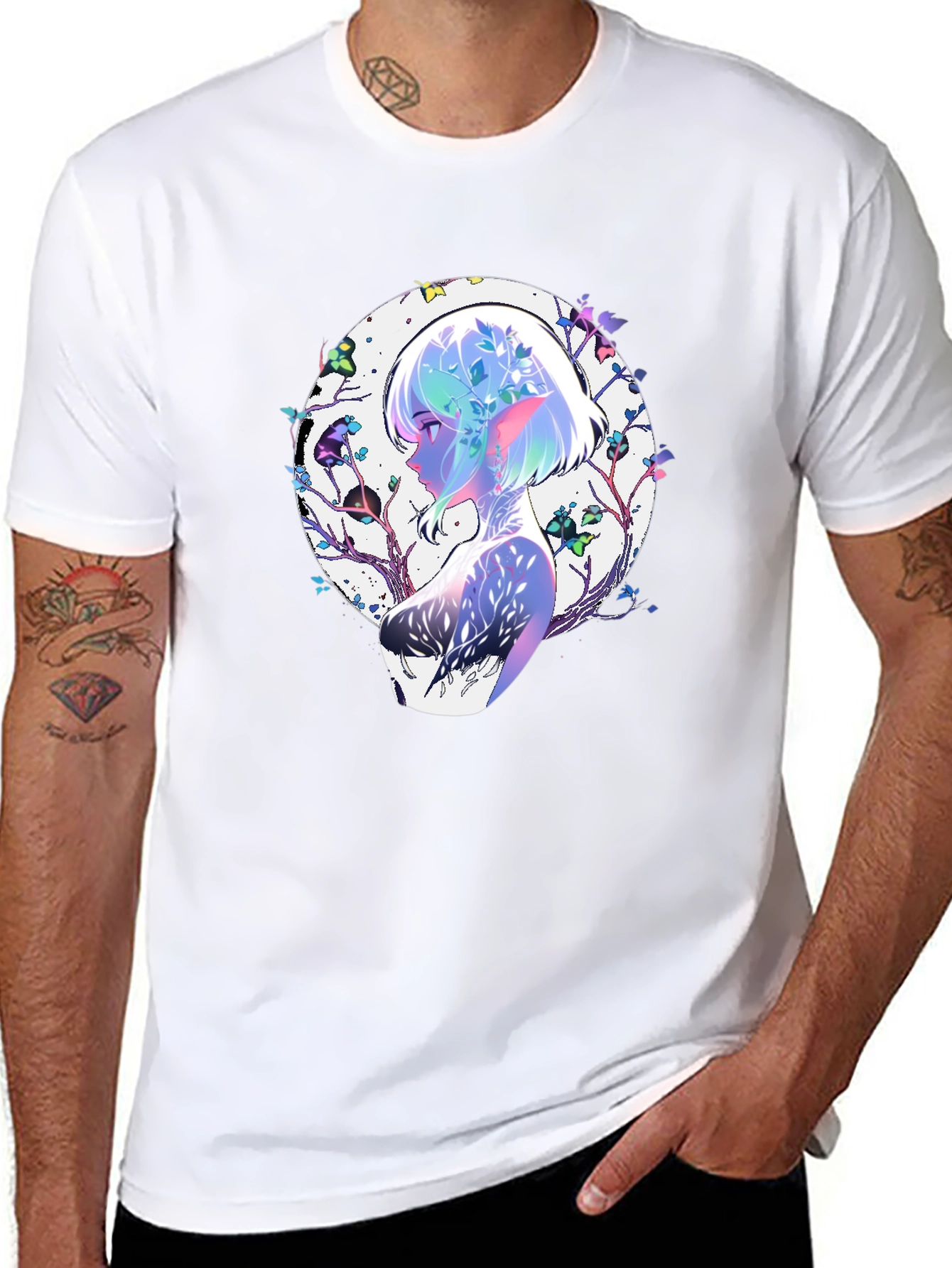 Anime Girl Nature T-Shirt