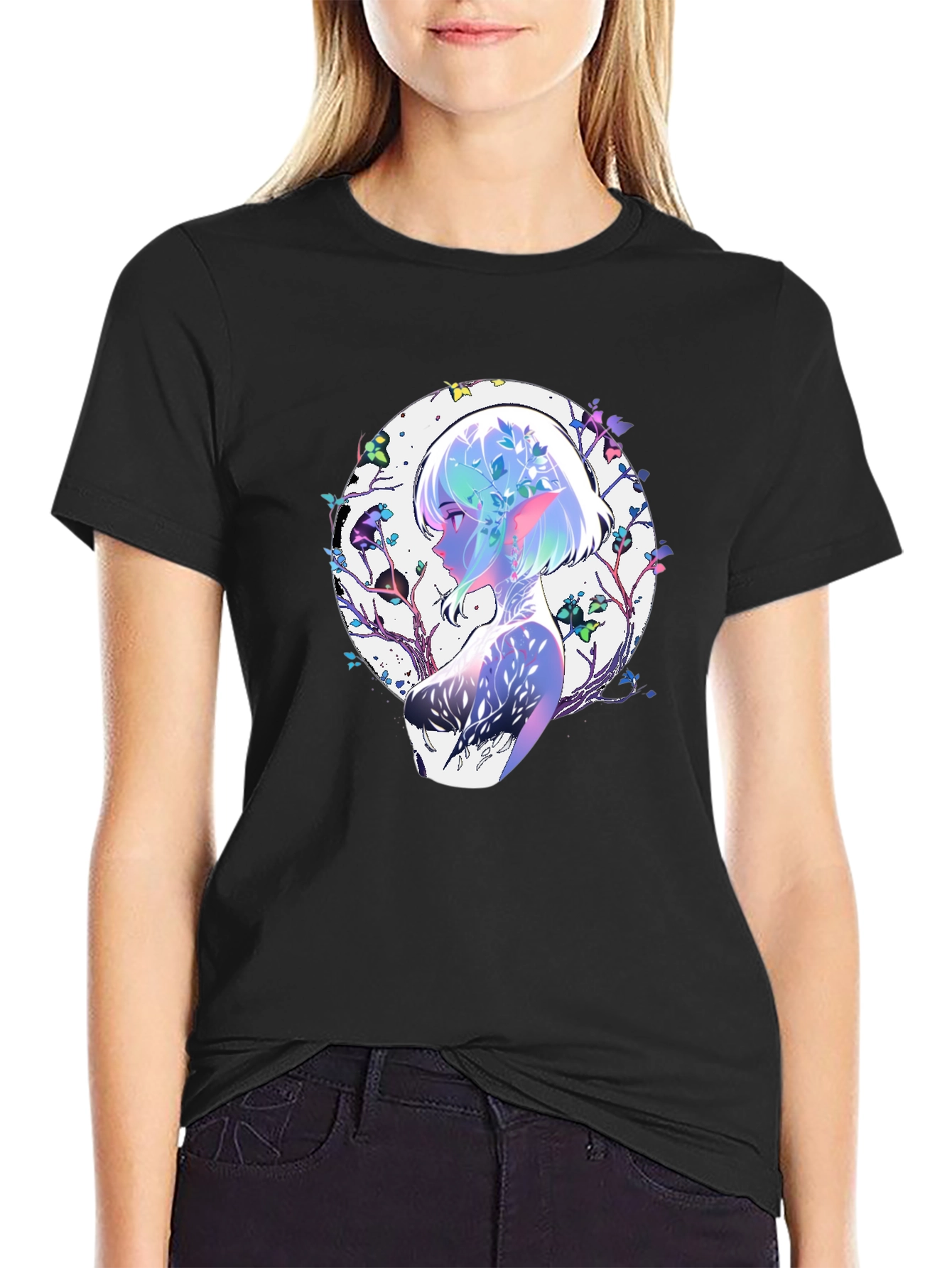 Anime Girl Nature T-Shirt