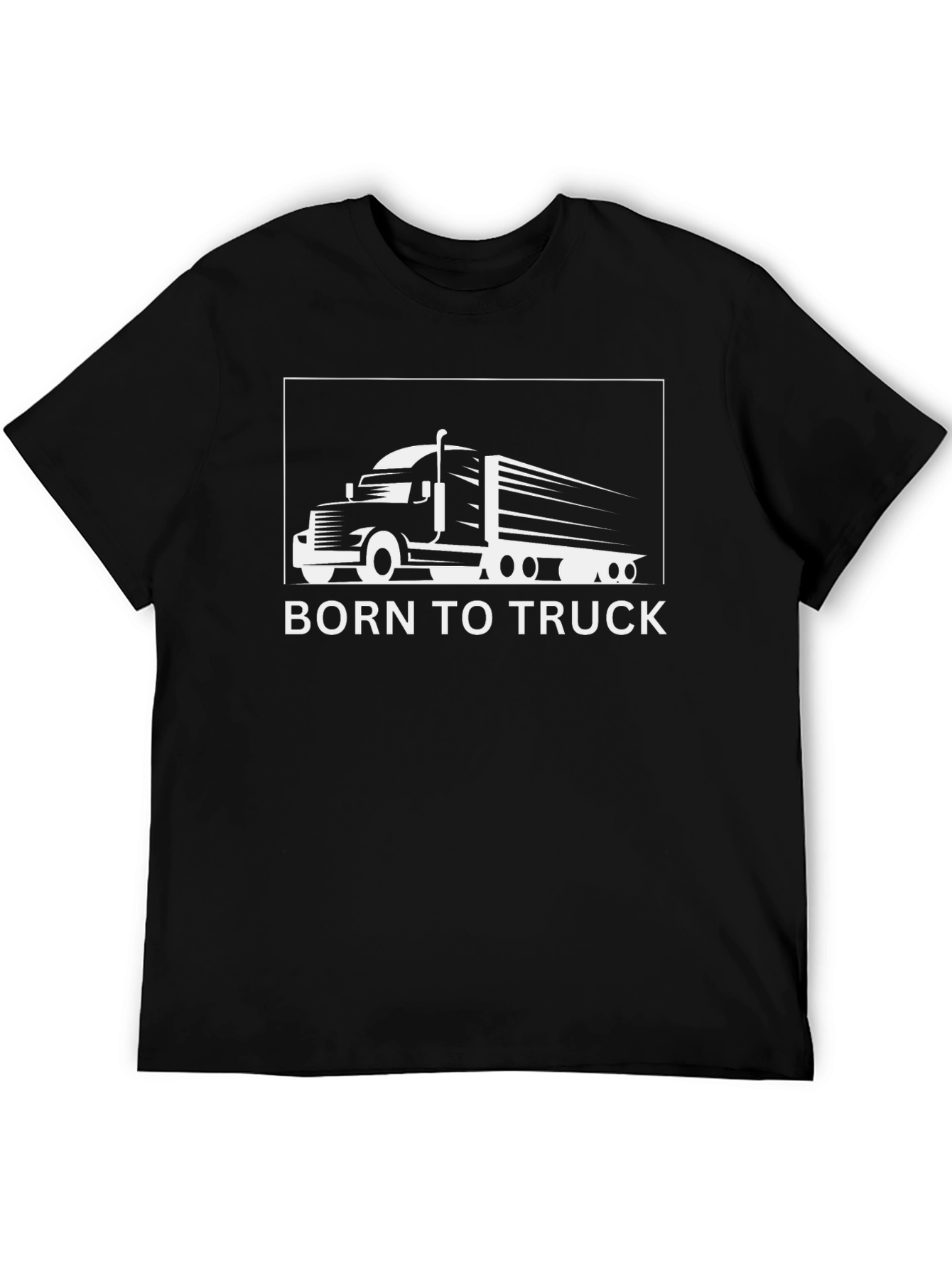 Born to Truck Black Graphic Tee