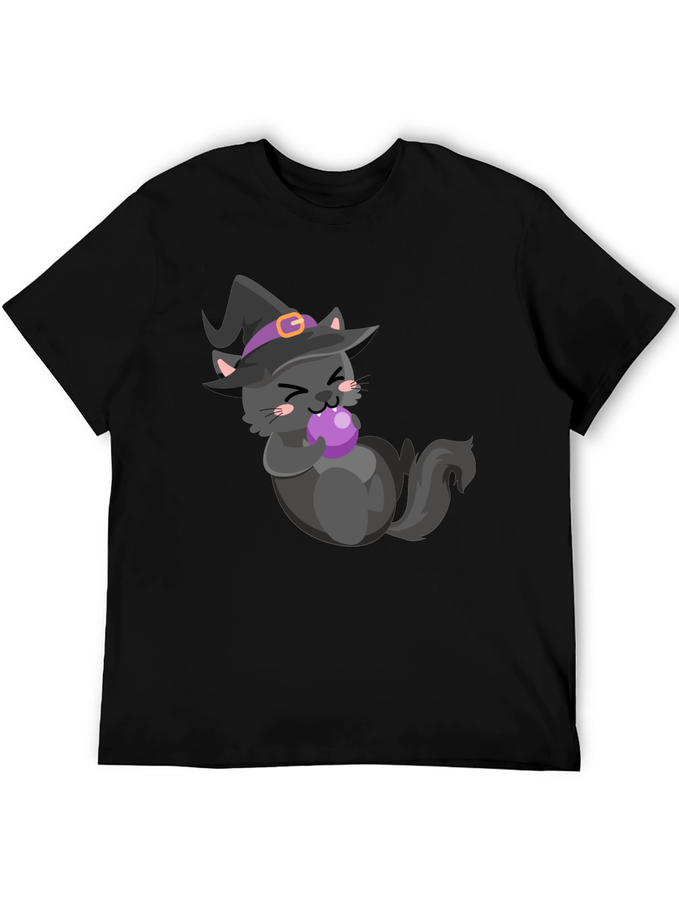 Witch Cat T-Shirt - Halloween Purrfection