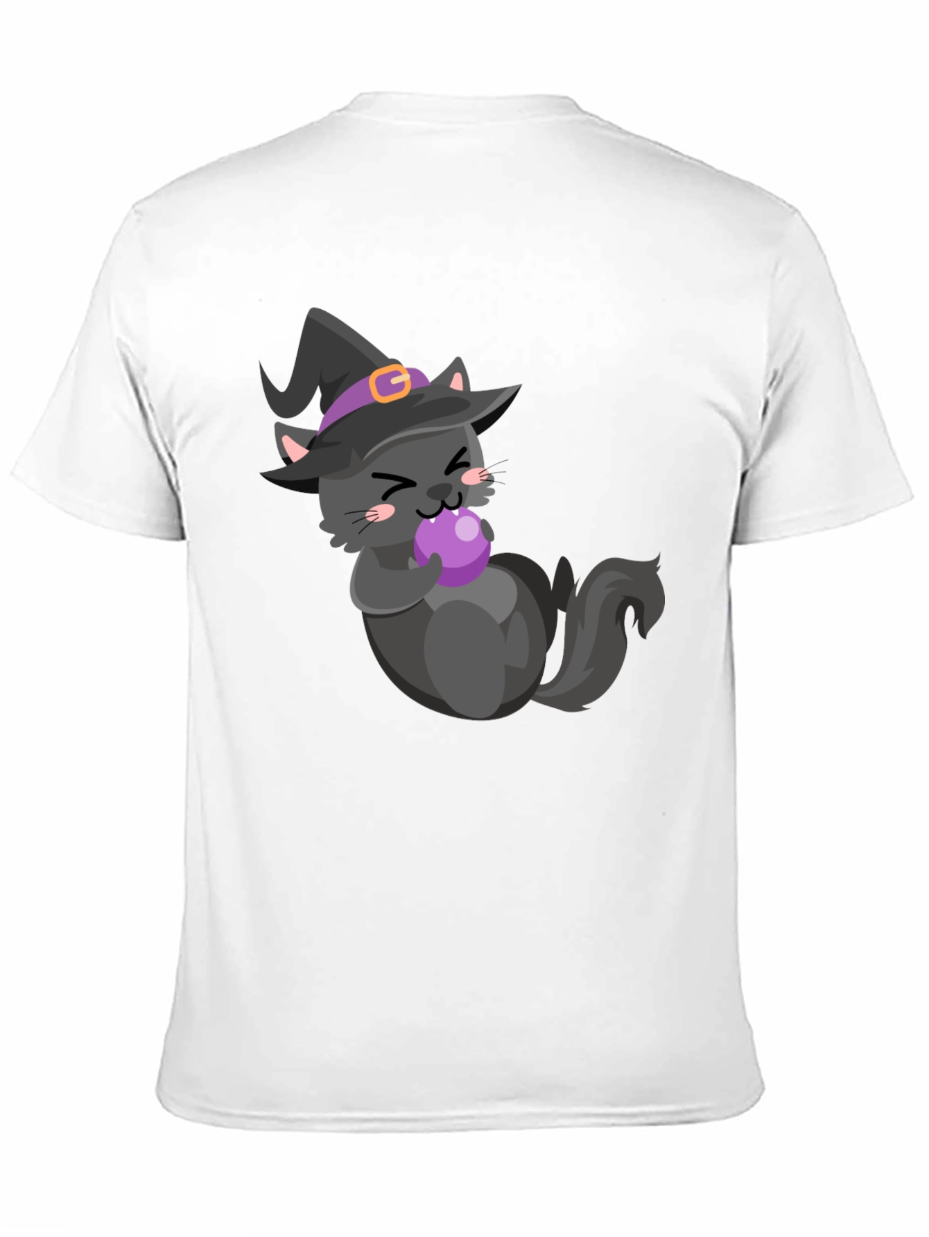 Witch Cat T-Shirt - Halloween Purrfection