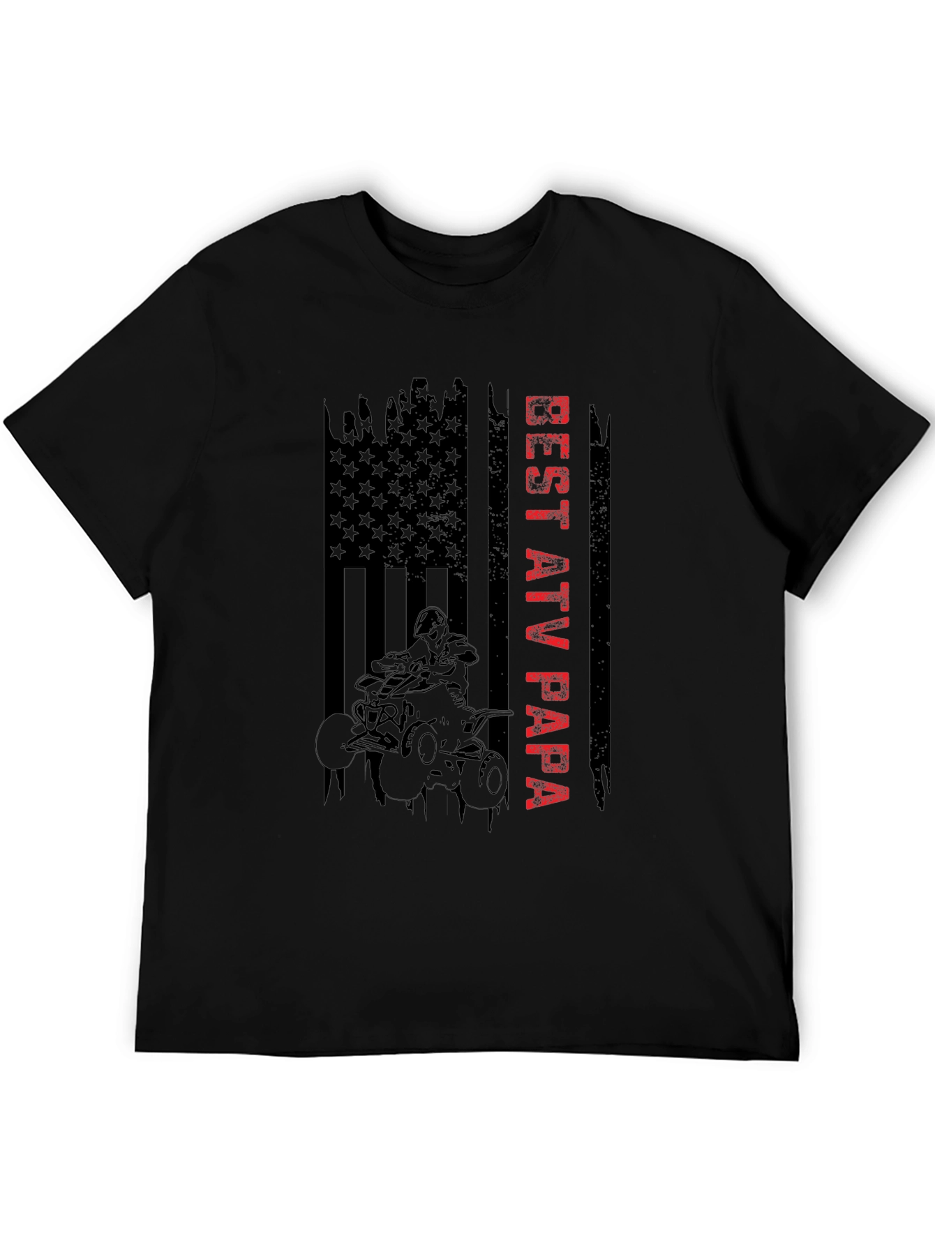 Best ATV Papa Graphic T-Shirt