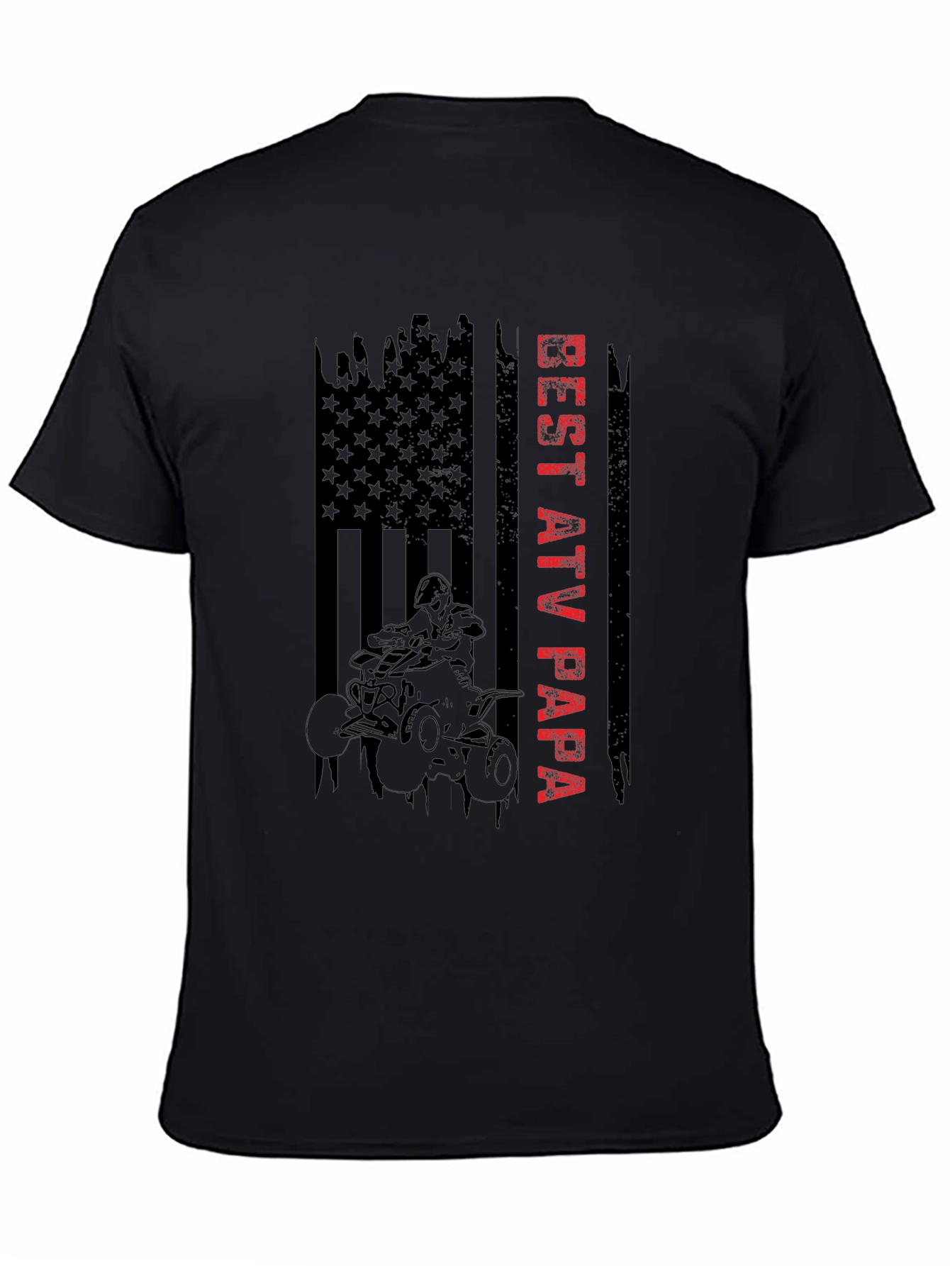 Best ATV Papa Graphic T-Shirt
