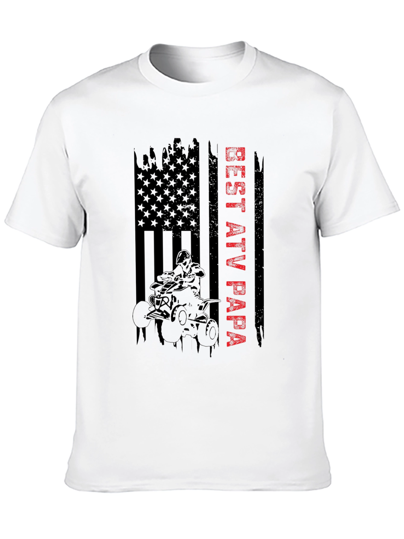 Best ATV Papa Graphic T-Shirt