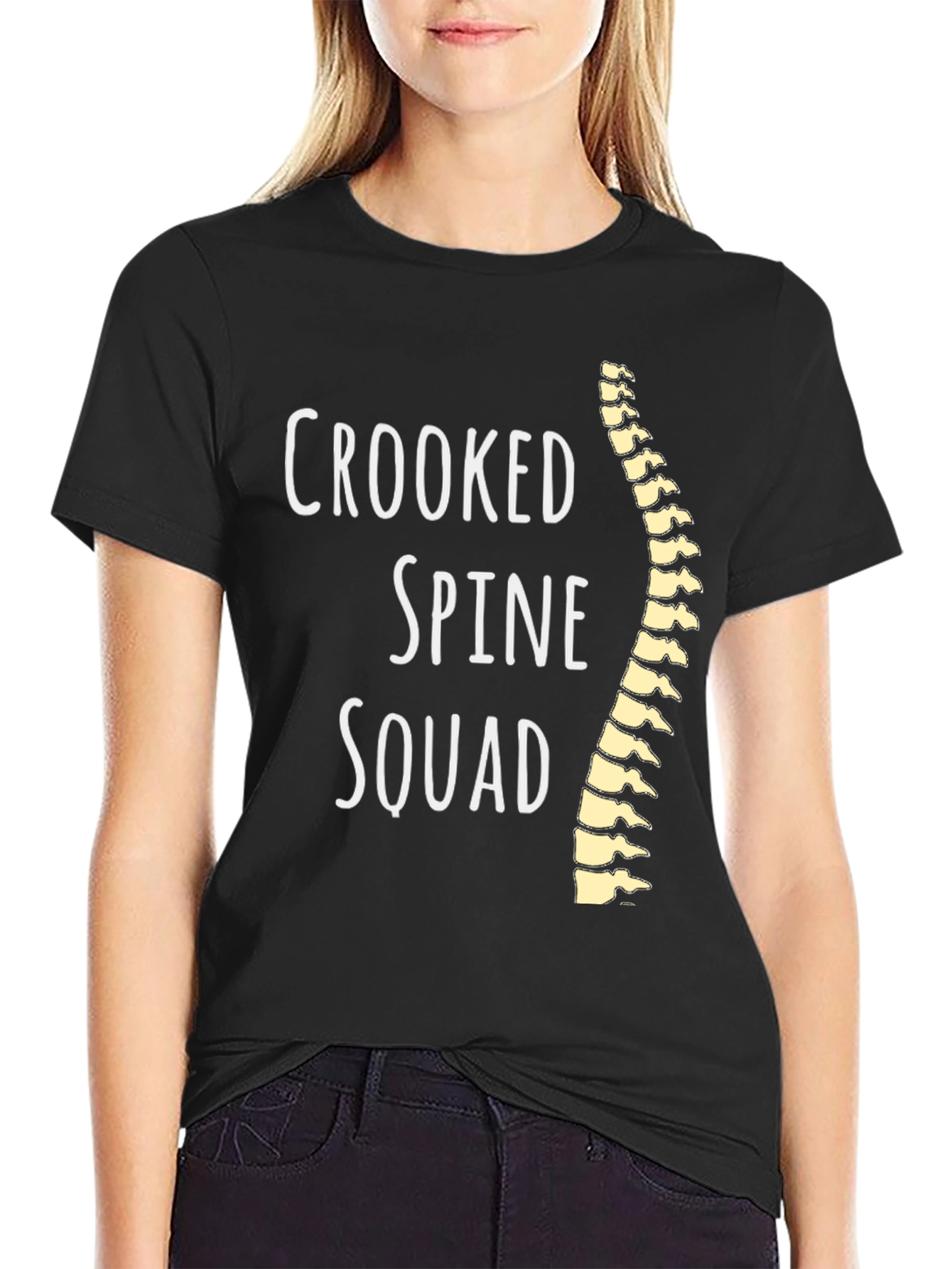 Crooked Spine Squad Graphic T-Shirt